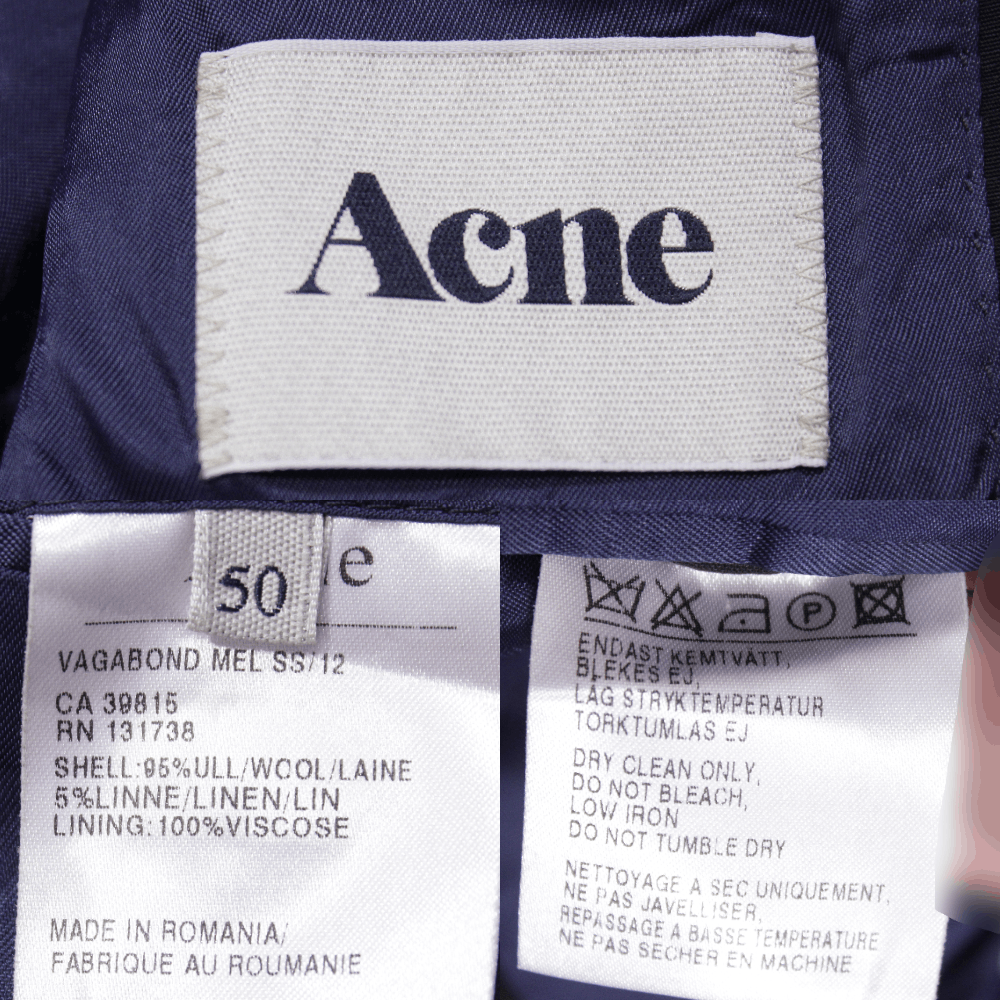 Acne Studios Vagabond Mel SS/12 Wool Blazer Size US M / EU 48-50 / 2 - 7 Thumbnail