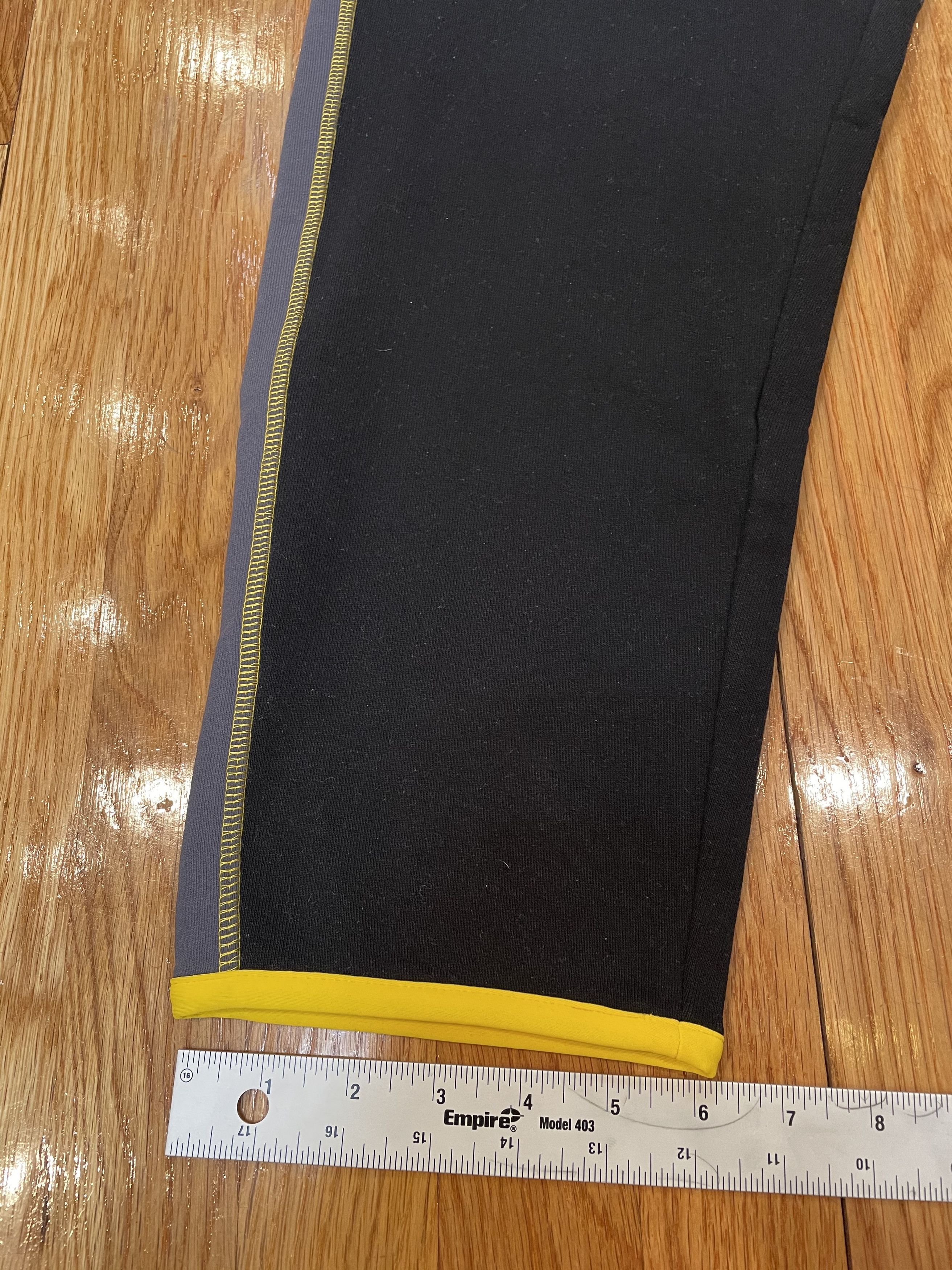 Loewe ELN Fleece Jogger Sweatpants Black Yellow Size US 33 - 6 Thumbnail