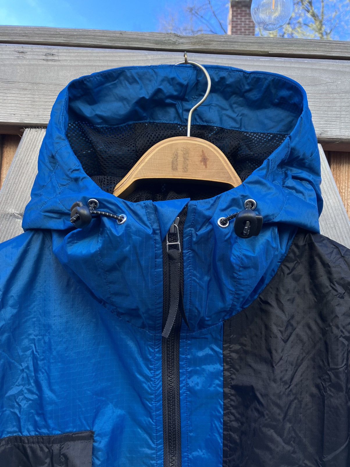 18 East Eighteen East Notch Patchwork Hooded Windbreaker Size US L / EU 52-54 / 3 - 6 Thumbnail