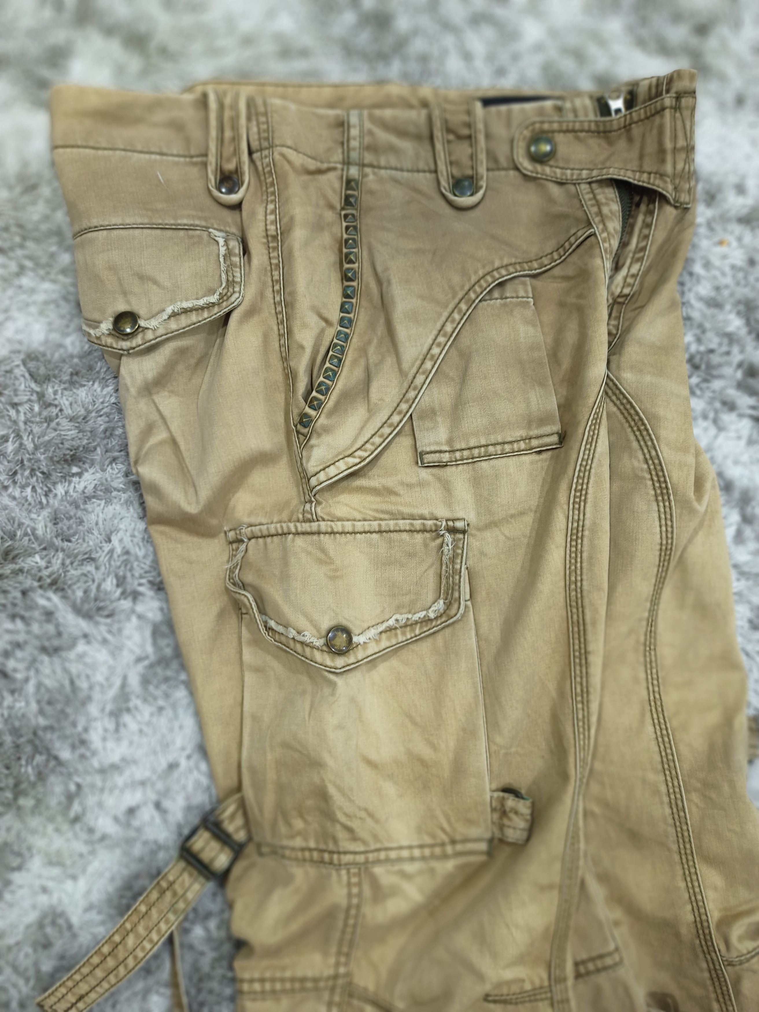 Japanese Brand HALB Multipocket Bondage Cargo Pants Size US 30 / EU 46 - 21 Thumbnail