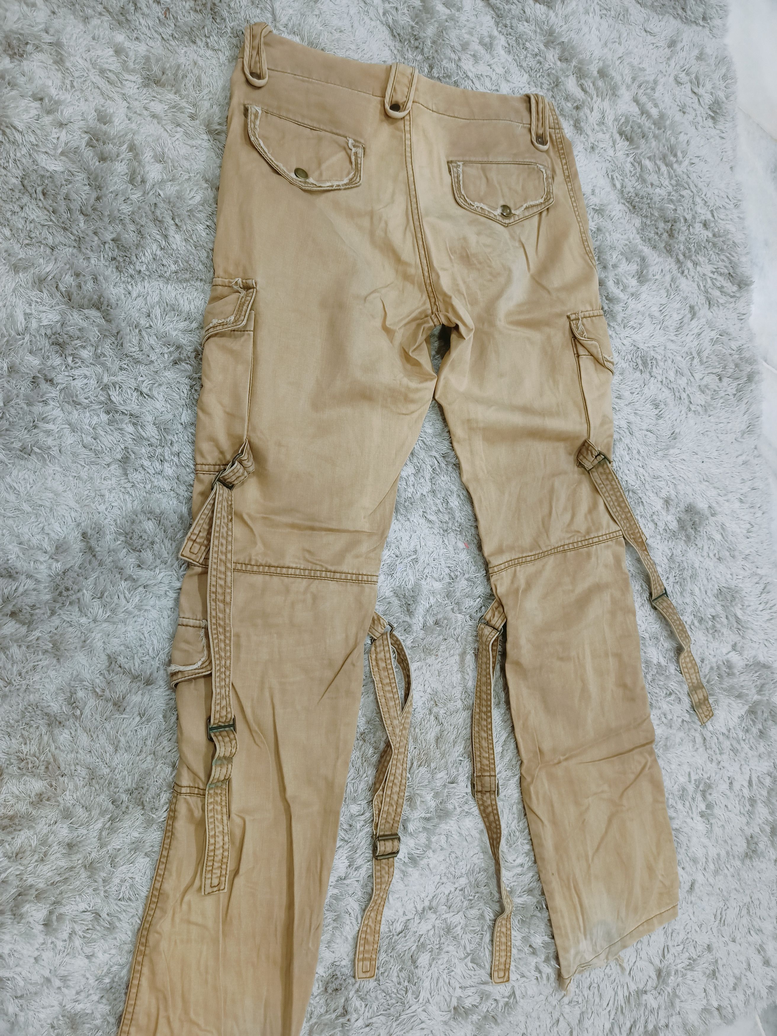 Japanese Brand HALB Multipocket Bondage Cargo Pants Size US 30 / EU 46 - 17 Thumbnail