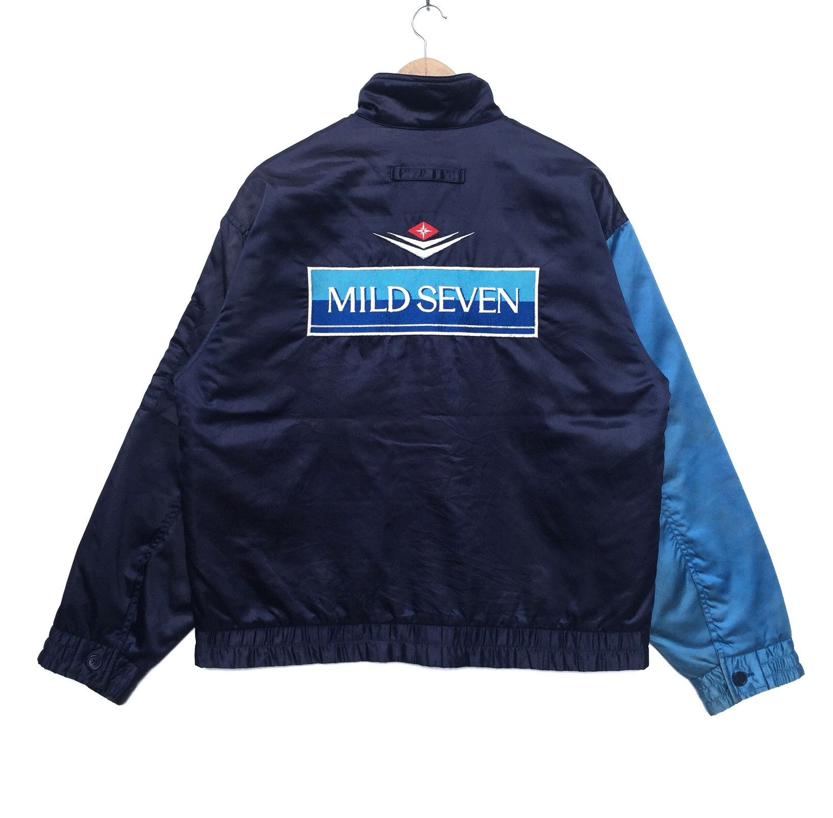 Vintage 90s Mild Seven Multicolour Embroidered Jacket L