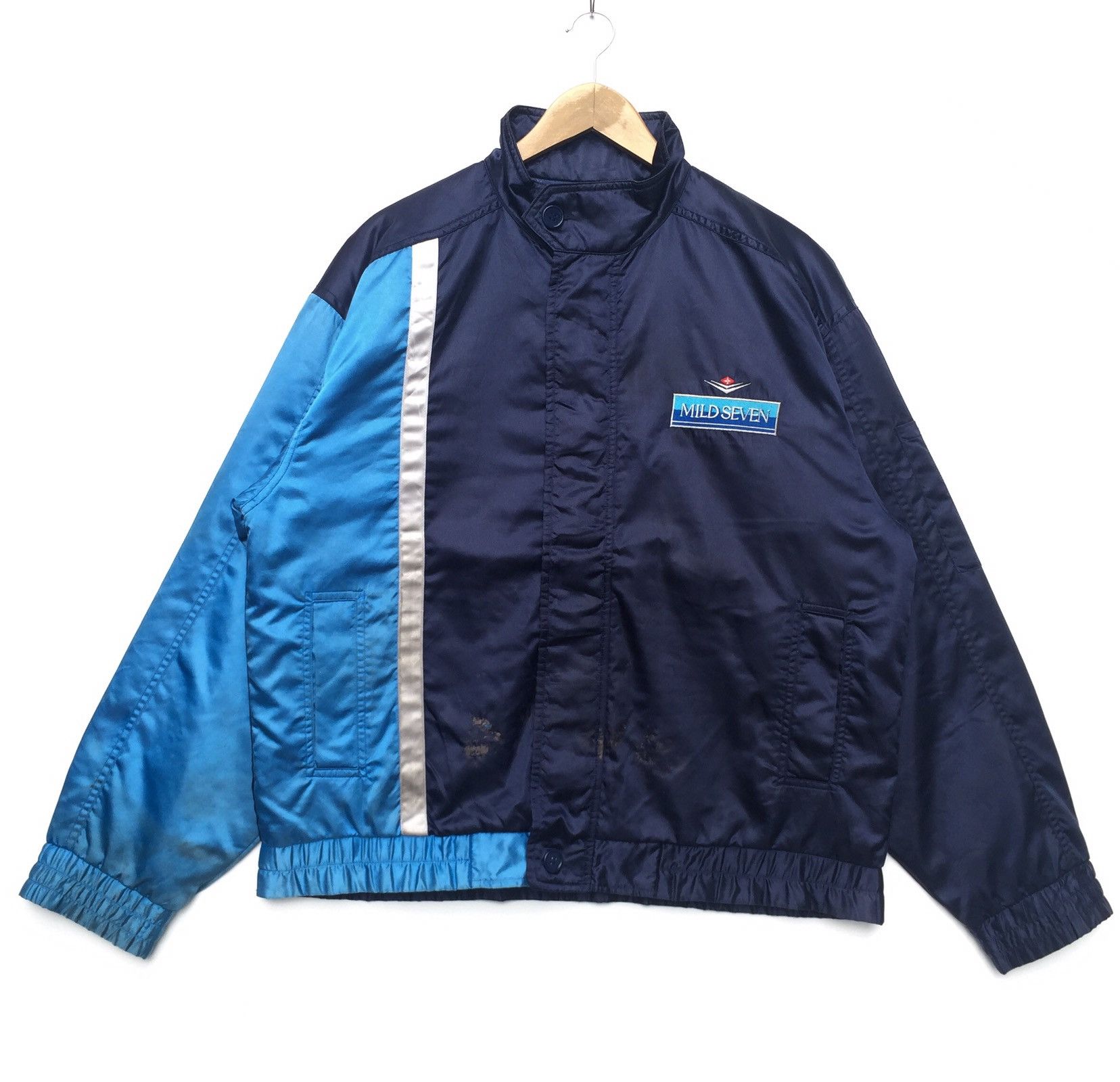 Vintage Vintage 90s Mild Seven Multicolour Embroidered Jacket | L Size US L / EU 52-54 / 3 - 6 Thumbnail