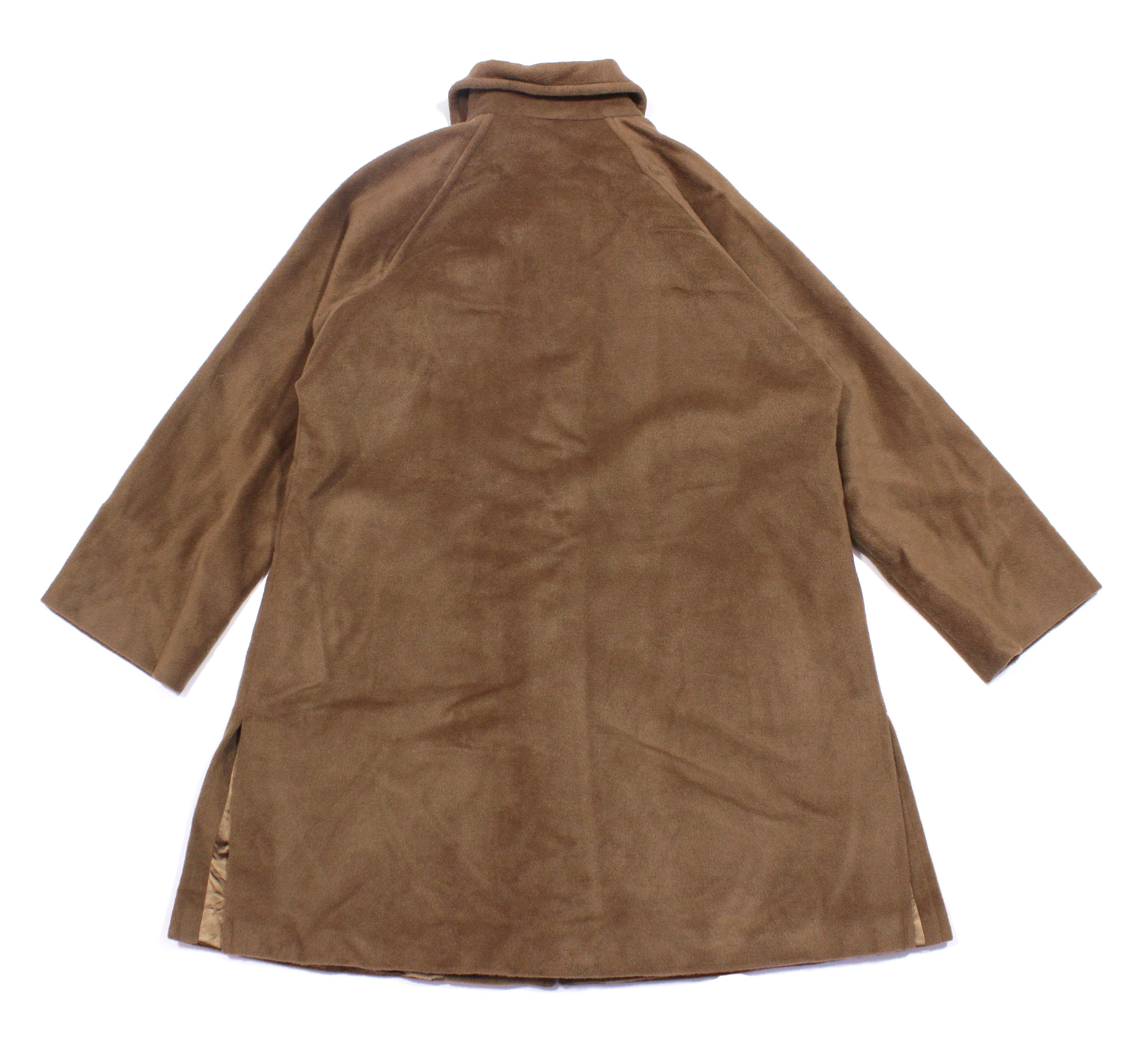Max Mara Wool Overcoat Vintage Size XS / US 0-2 / IT 36-38 - 2 Thumbnail