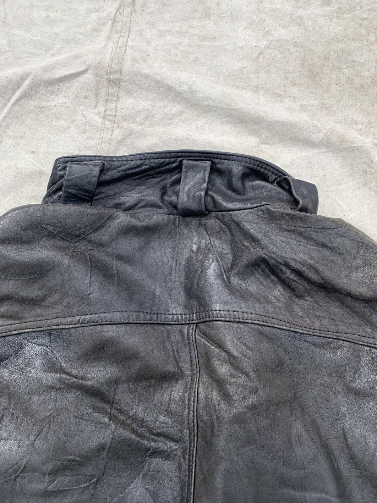 Japanese Brand Vintage Straps Leather Balenciaga Style Jacket Size US XL / EU 56 / 4 - 14 Thumbnail