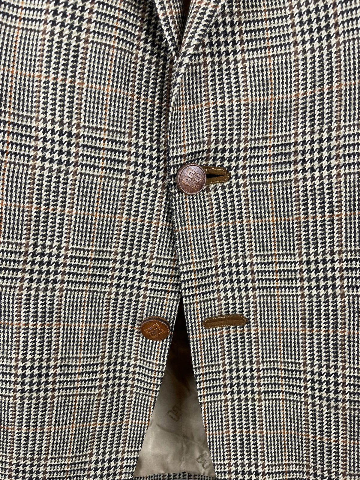 DAKS Daks Simpson London signature checkered multicolor blazer Size 40R - 8 Thumbnail