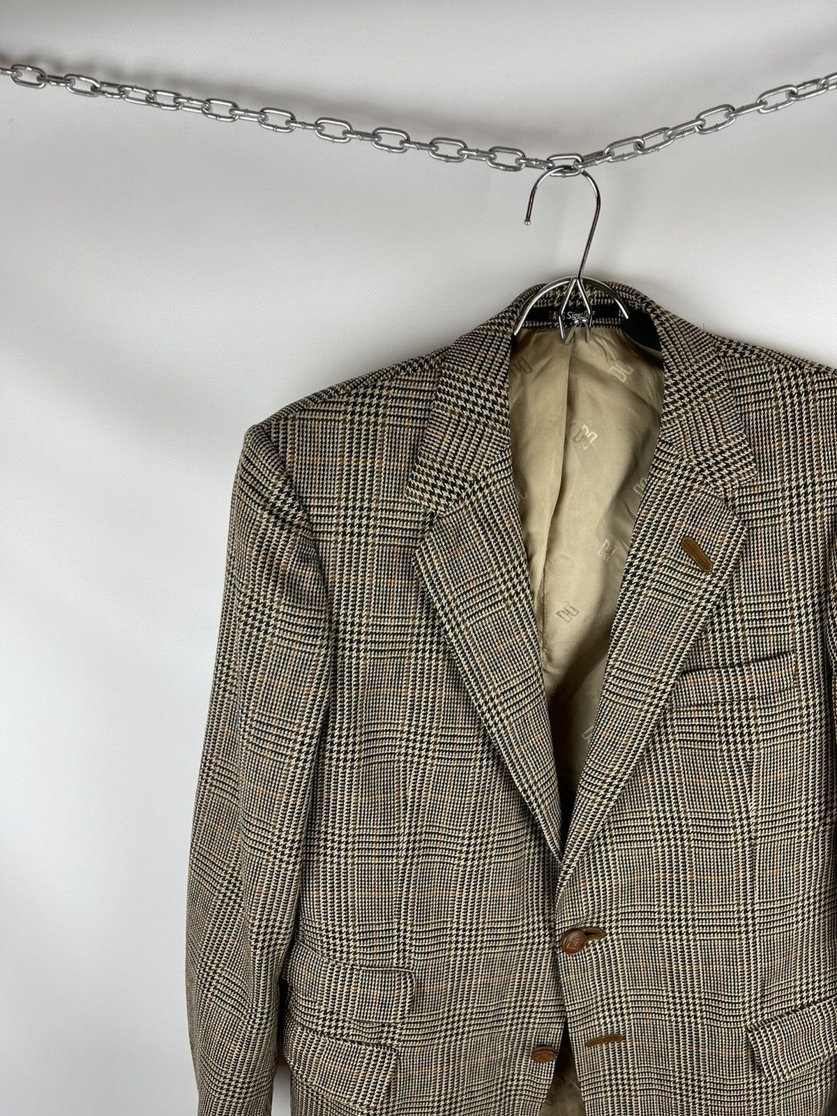 DAKS Daks Simpson London signature checkered multicolor blazer Size 40R - 2 Thumbnail