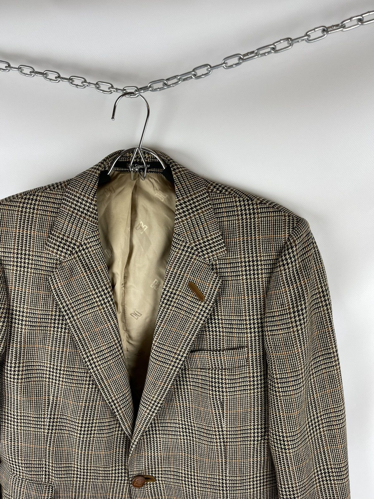 DAKS Daks Simpson London signature checkered multicolor blazer Size 40R - 5 Thumbnail