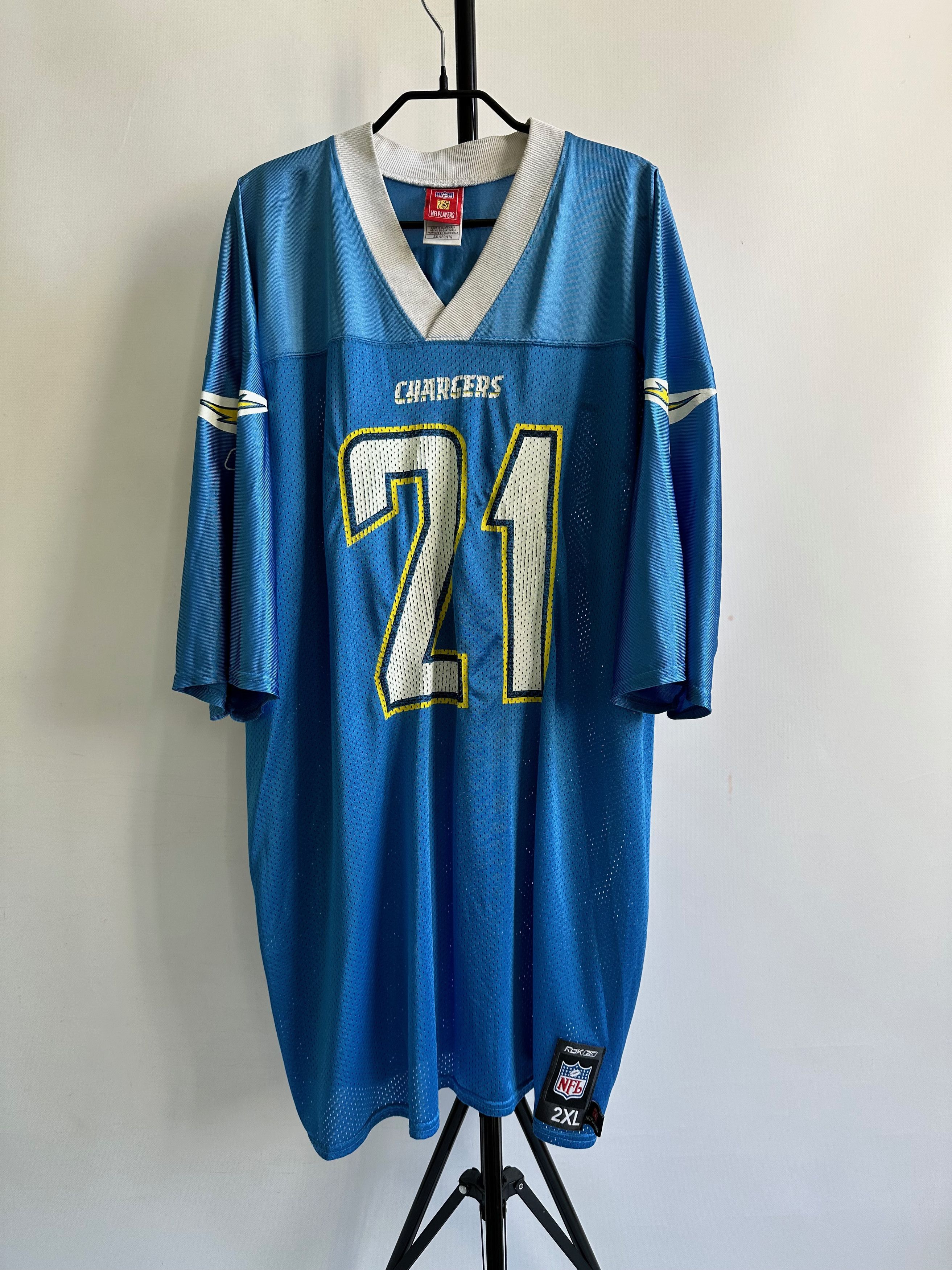 NFL Reebok #21 Tomlinson San Diego Chargers NFL Football jersey Size US XXL / EU 58 / 5 - 7 Thumbnail