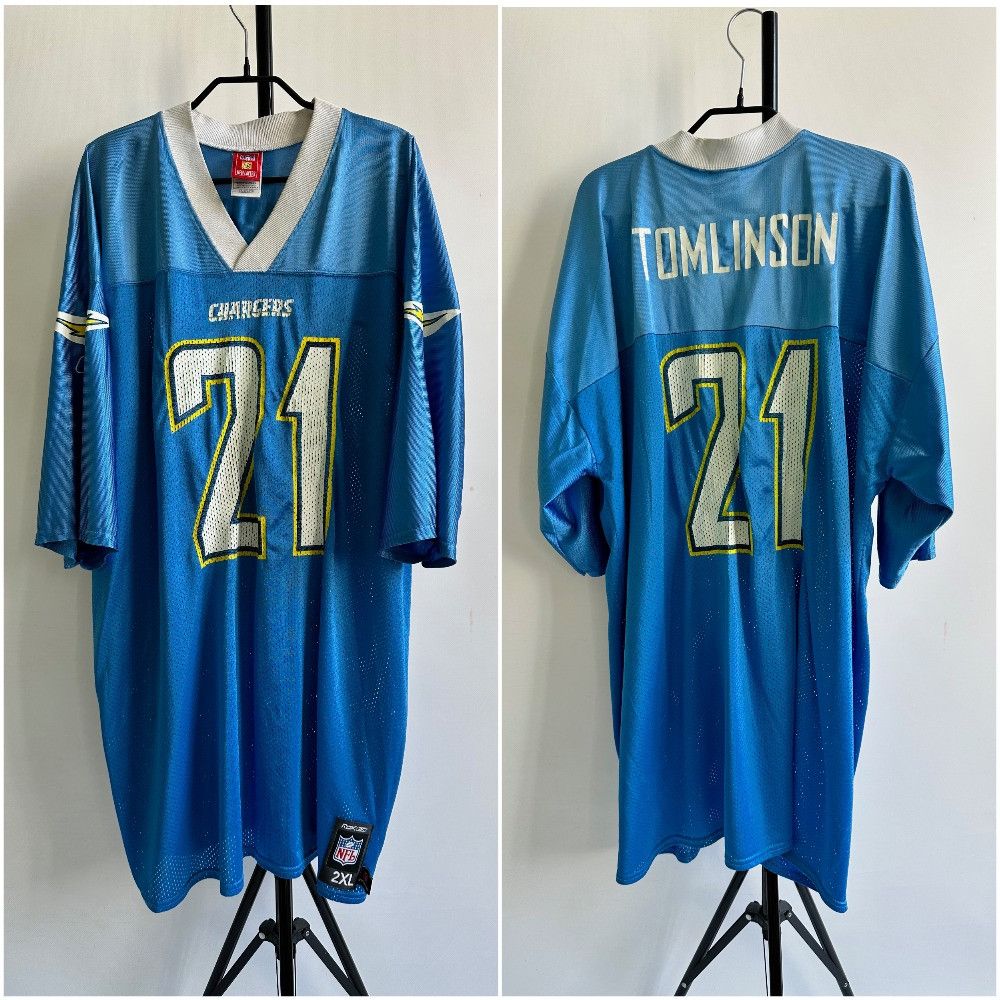 Reebok #21 Tomlinson San Diego Chargers NFL Football jersey