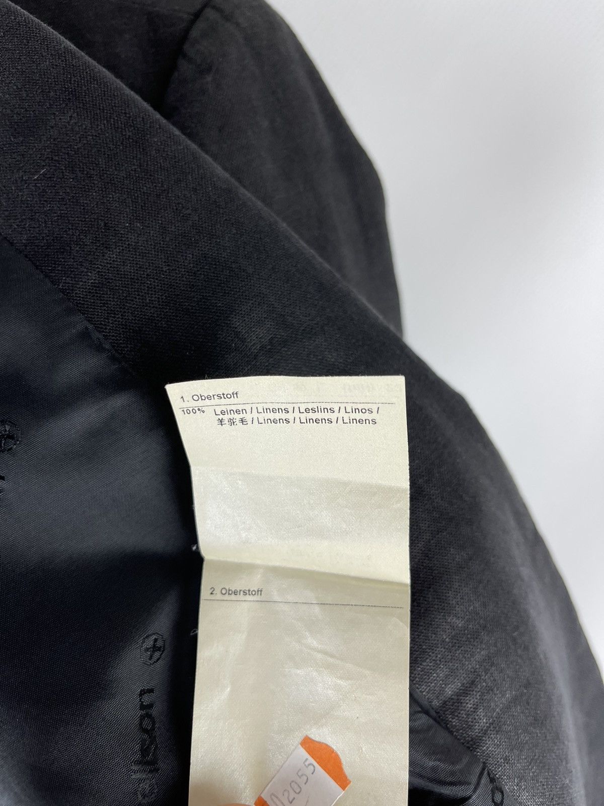 Strellson Strellson Premium black Rick finest linen 2 button blazer Size 40R - 11 Thumbnail