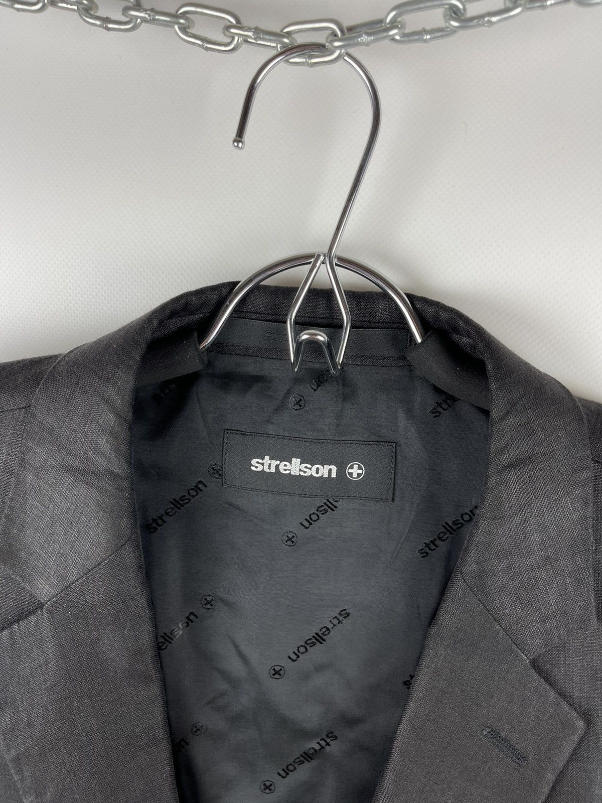 Strellson Strellson Premium black Rick finest linen 2 button blazer Size 40R - 7 Thumbnail