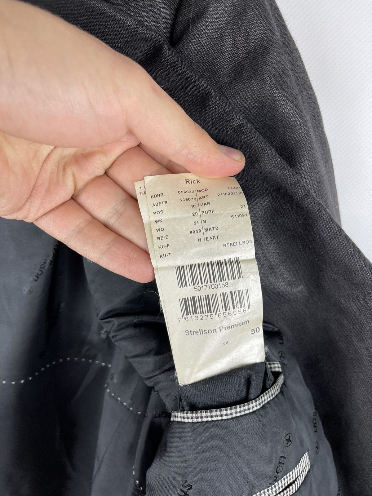 Strellson Strellson Premium black Rick finest linen 2 button blazer Size 40R - 9 Thumbnail