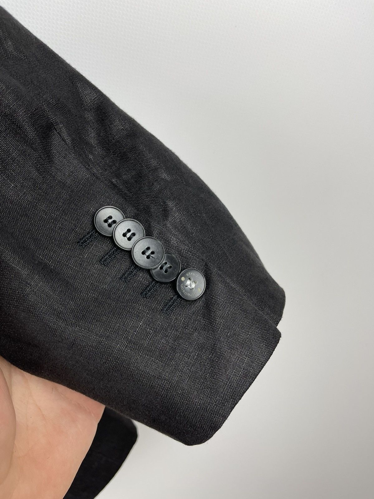 Strellson Strellson Premium black Rick finest linen 2 button blazer Size 40R - 8 Thumbnail