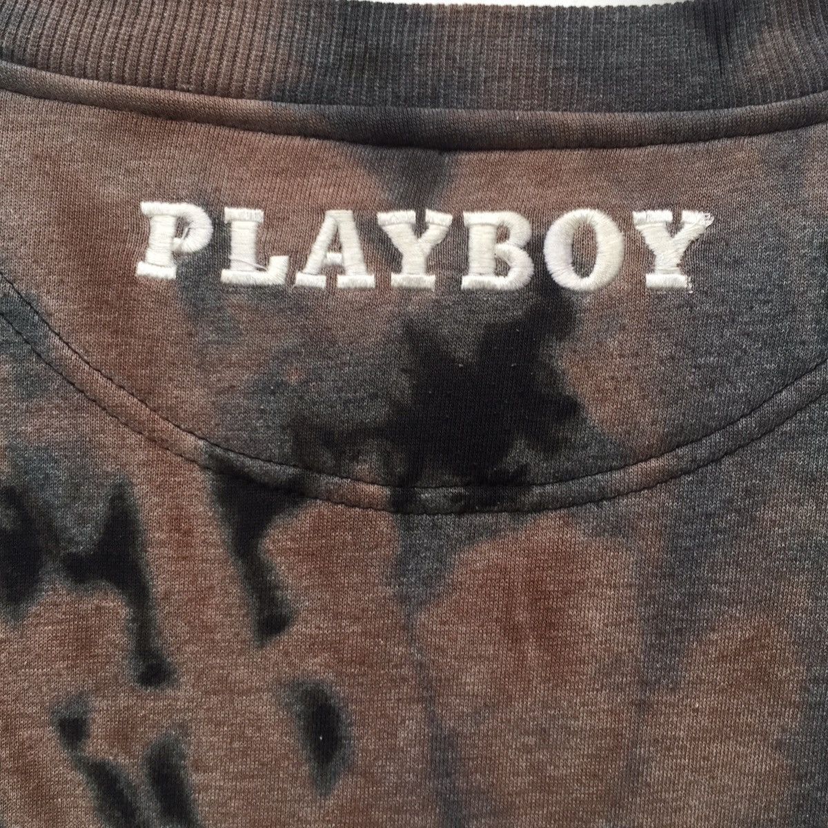 Playboy CUSTOM MADE Bleach Wash!!! Vintage Playboy Sweatshirt | XL Size US XL / EU 56 / 4 - 5 Thumbnail