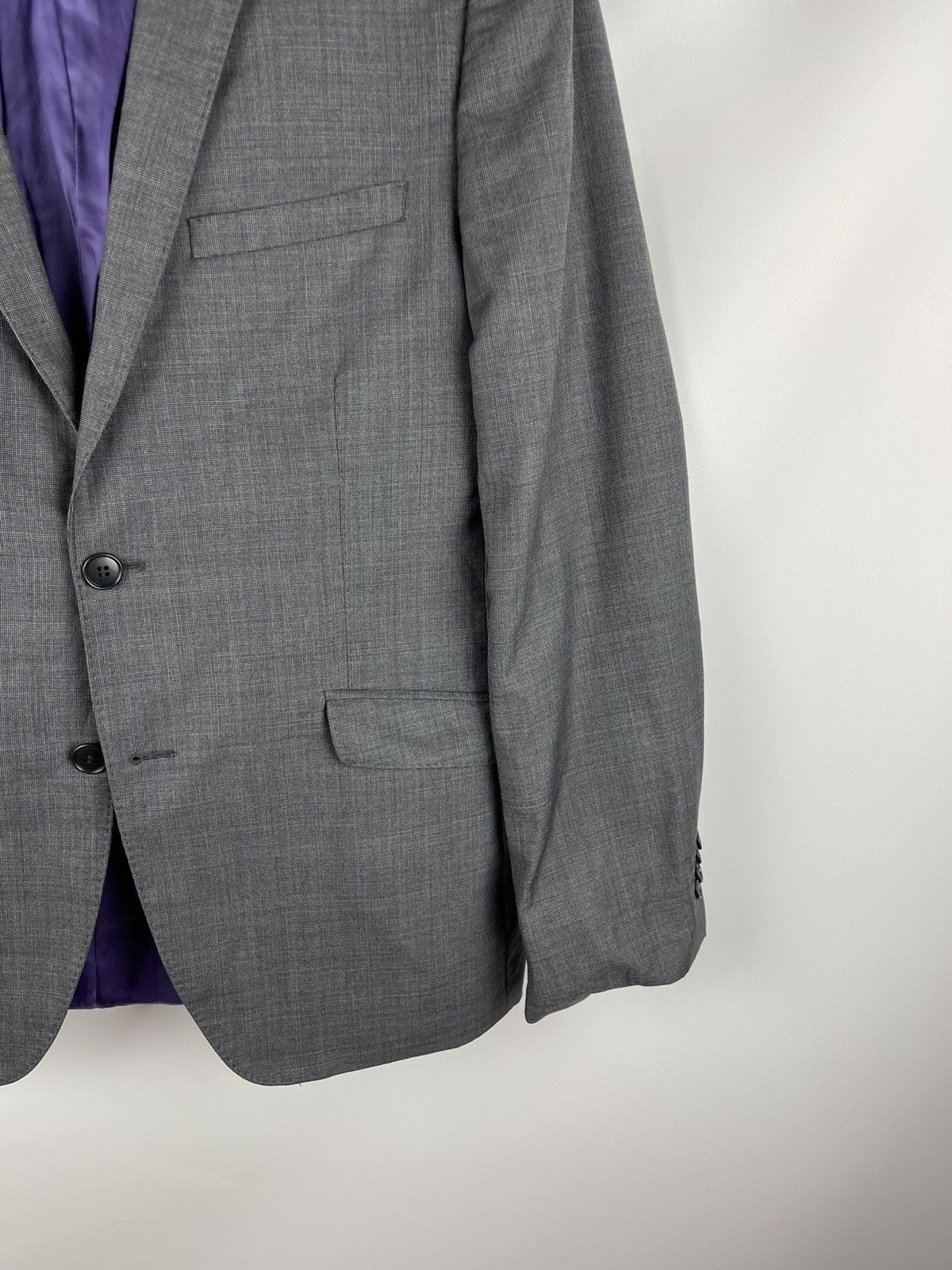 Other Holland Esquire classic grey 2 button blazer Size 40R - 4 Thumbnail