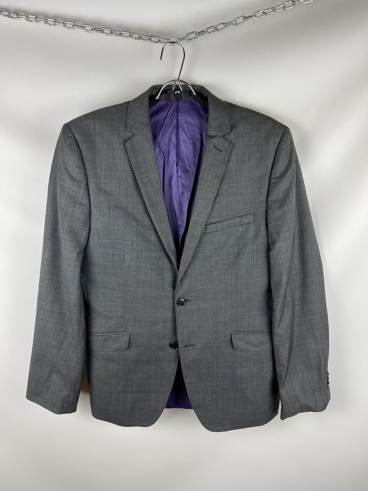 Other Holland Esquire classic grey 2 button blazer Size 40R - 1 Thumbnail