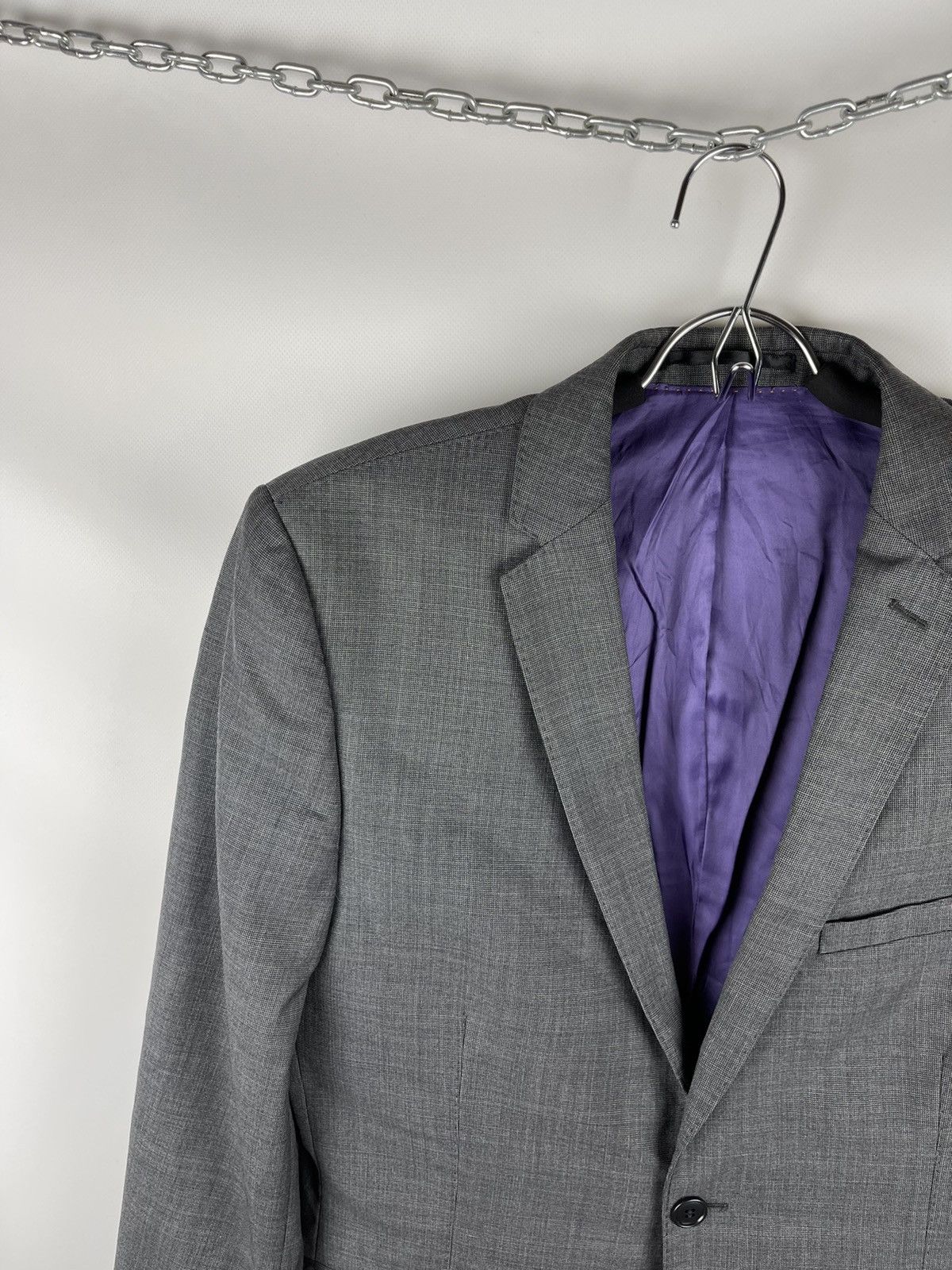 Other Holland Esquire classic grey 2 button blazer Size 40R - 2 Thumbnail