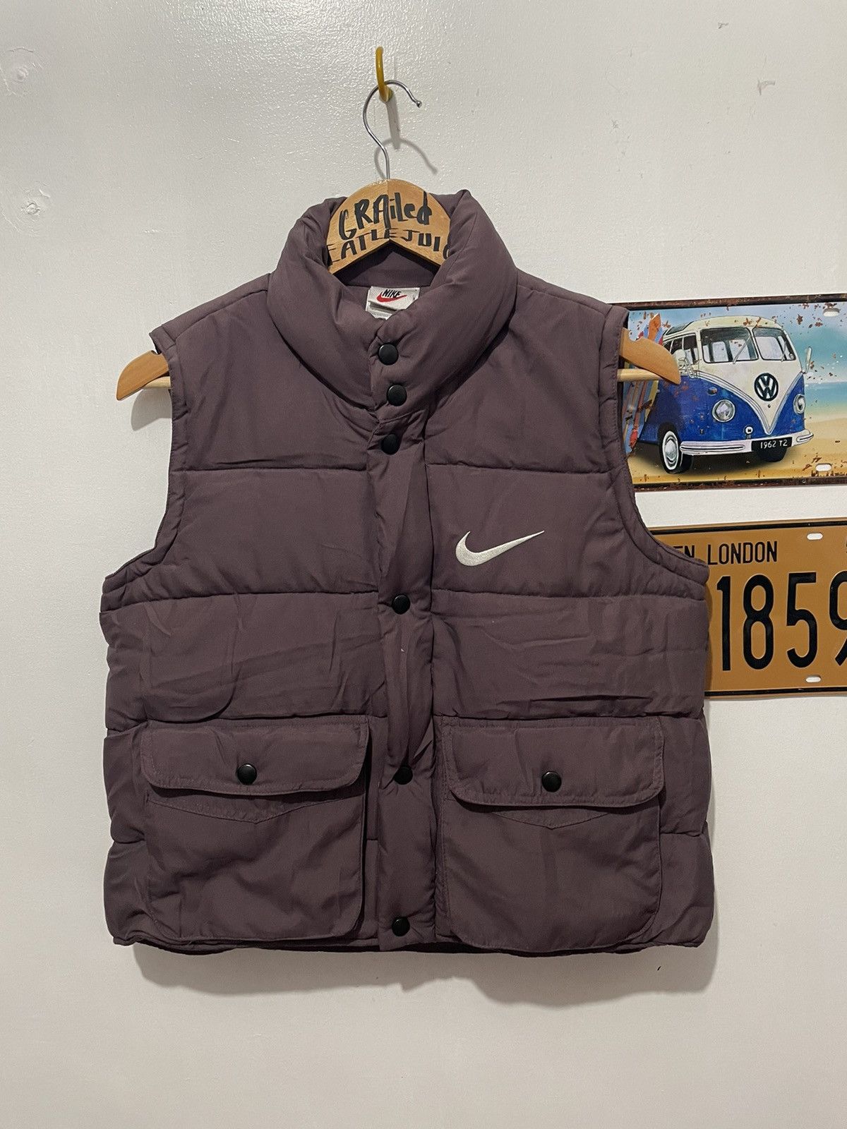 Nike Vintage x streetwear x nike puffer vest Size US M / EU 48-50 / 2 - 1 Thumbnail
