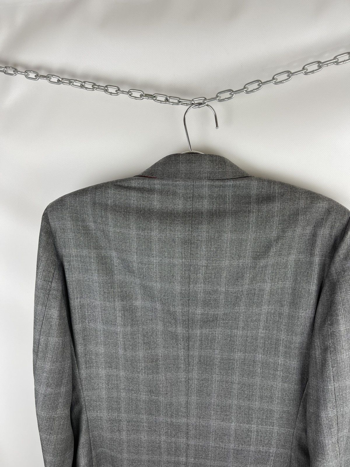 Suitsupply Suitsupply Ethomas check grey 130s wool blazer sport coat Size 40R - 10 Thumbnail
