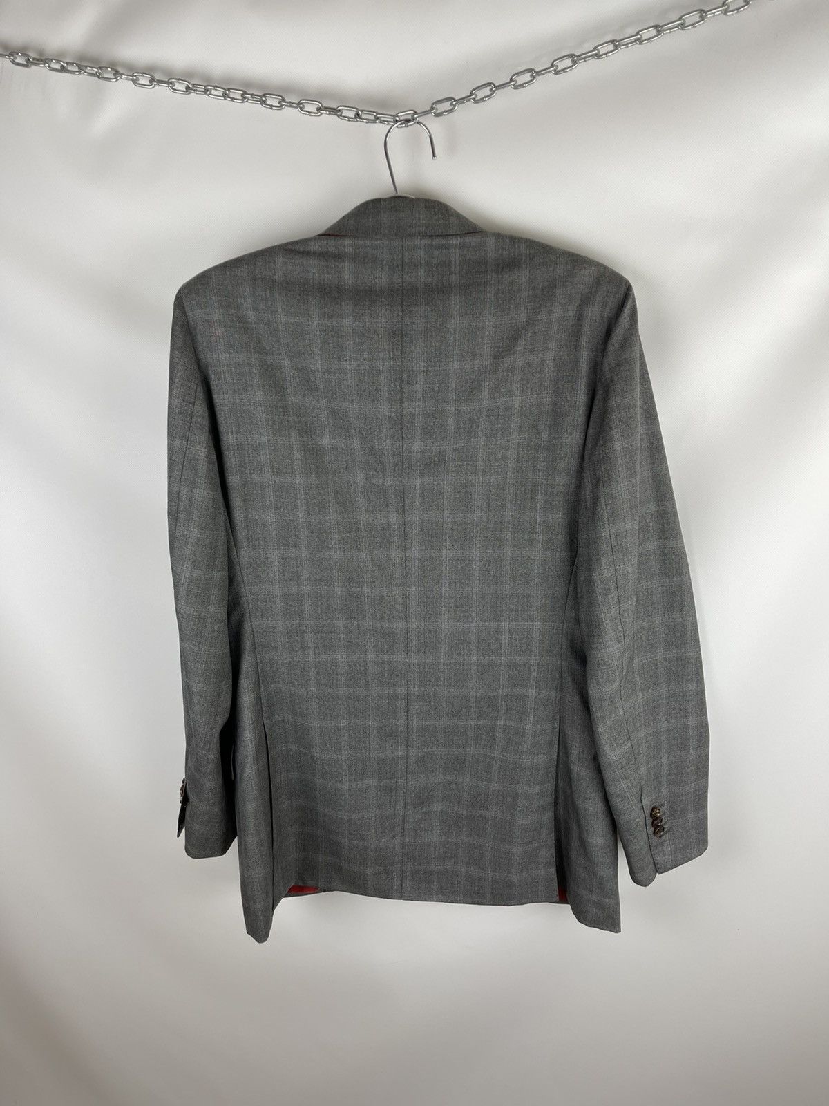 Suitsupply Suitsupply Ethomas check grey 130s wool blazer sport coat Size 40R - 9 Thumbnail