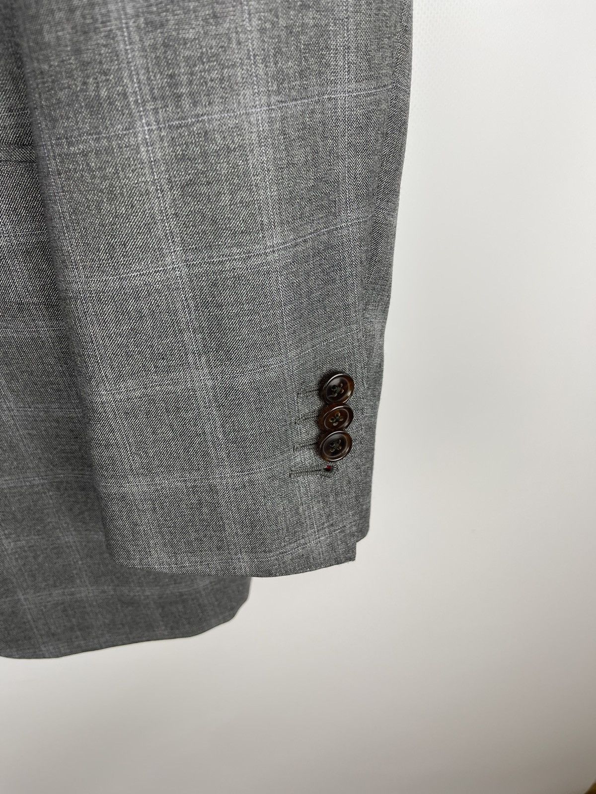 Suitsupply Suitsupply Ethomas check grey 130s wool blazer sport coat Size 40R - 6 Thumbnail