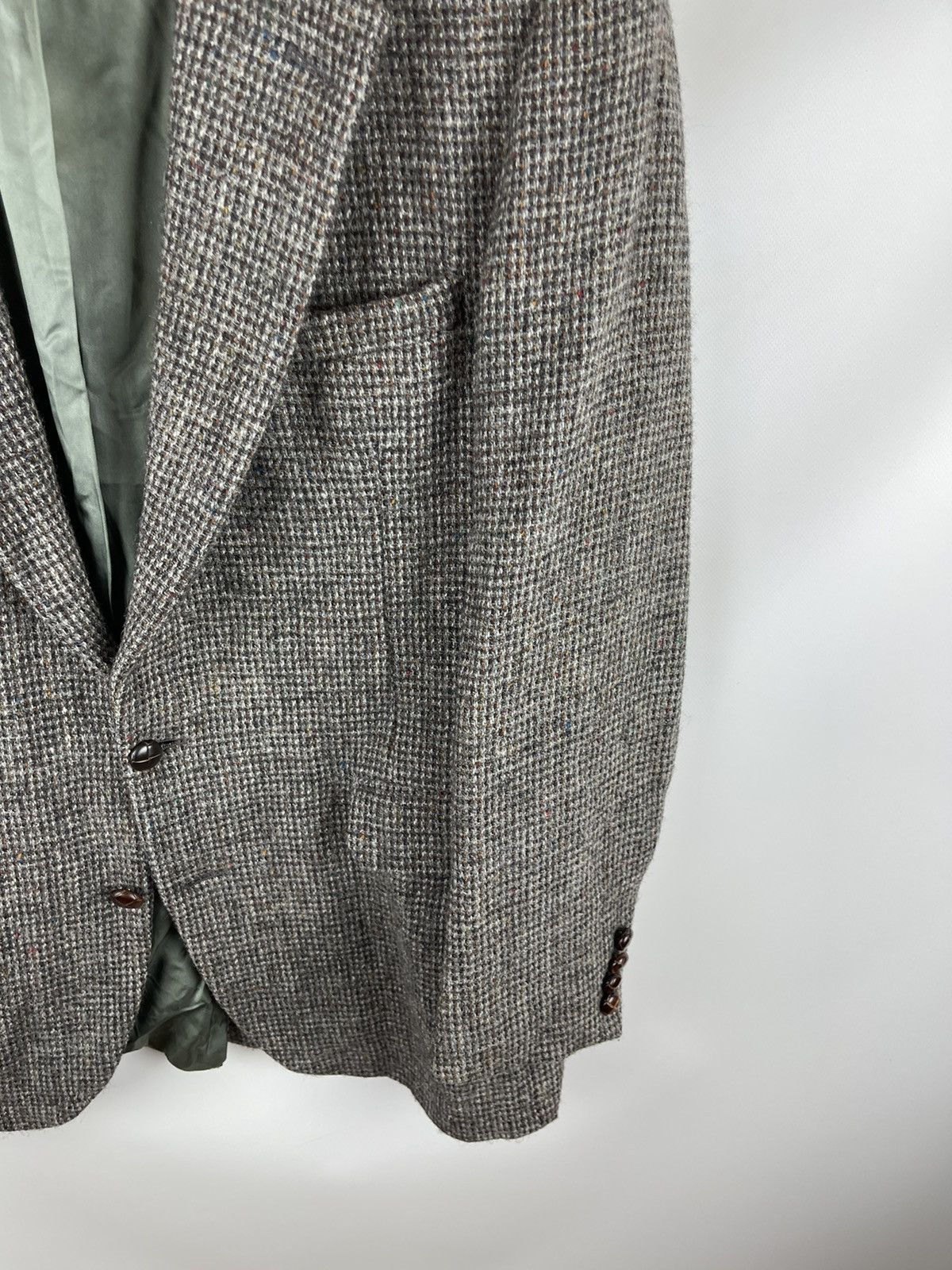 Harris Tweed Harris tweed vintage Scottish wool made in USA blazer jacket Size 44R - 4 Thumbnail