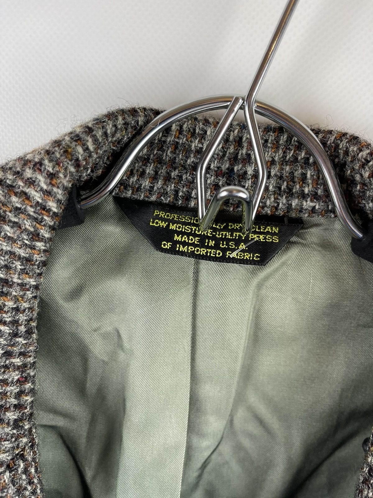 Harris Tweed Harris tweed vintage Scottish wool made in USA blazer jacket Size 44R - 7 Thumbnail