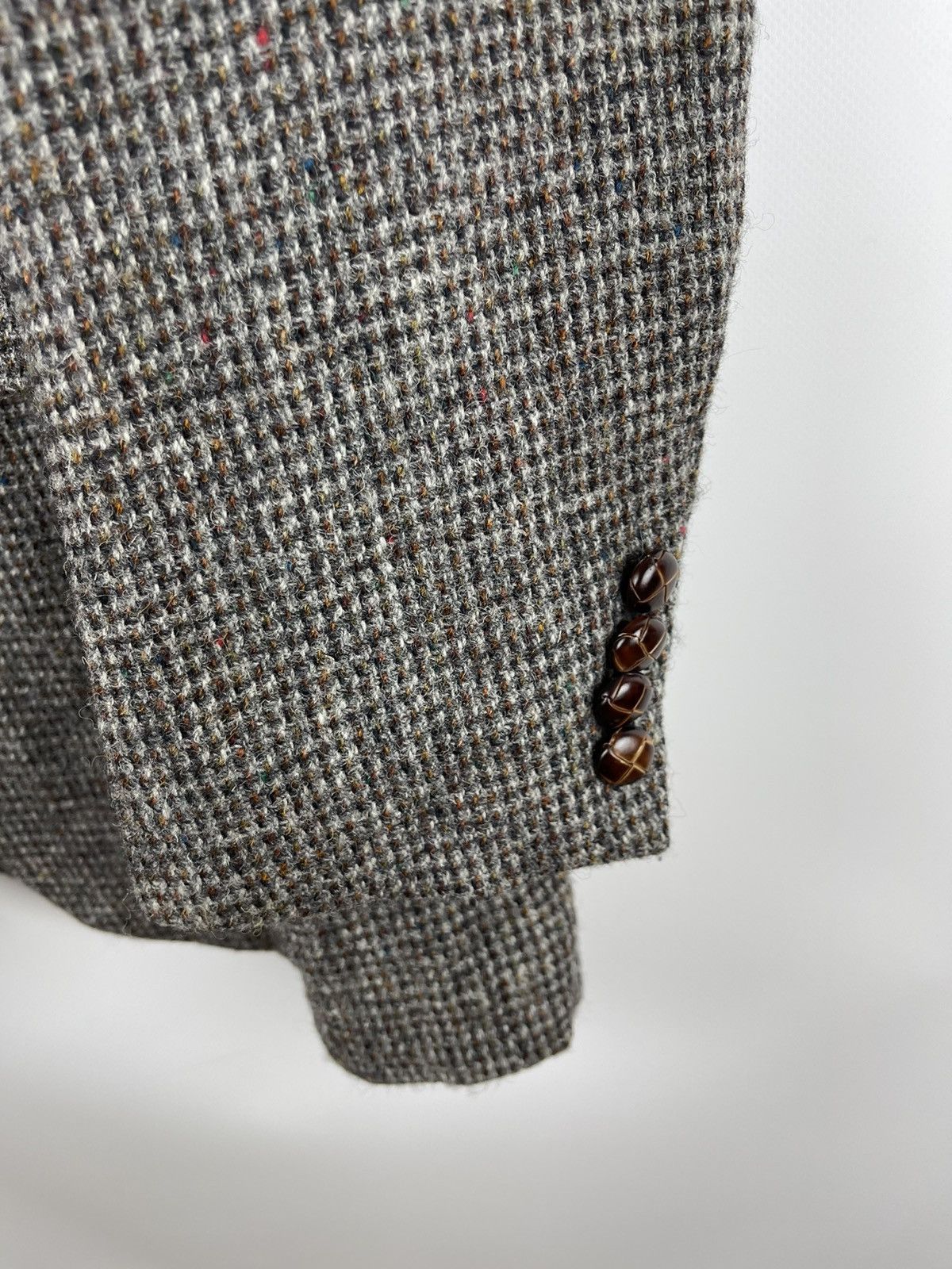 Harris Tweed Harris tweed vintage Scottish wool made in USA blazer jacket Size 44R - 6 Thumbnail