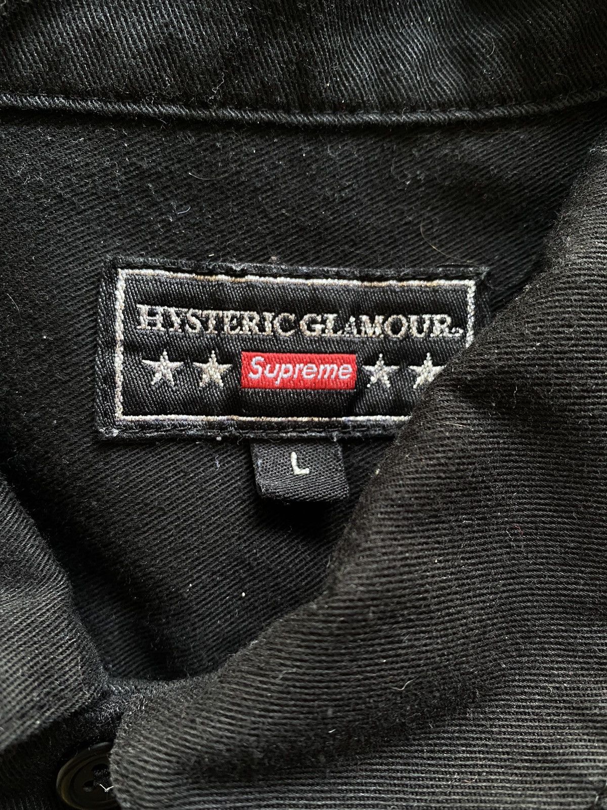 Hysteric Glamour × Supreme Supreme x Hysteric Glamour work shirt Size US L / EU 52-54 / 3 - 5 Thumbnail