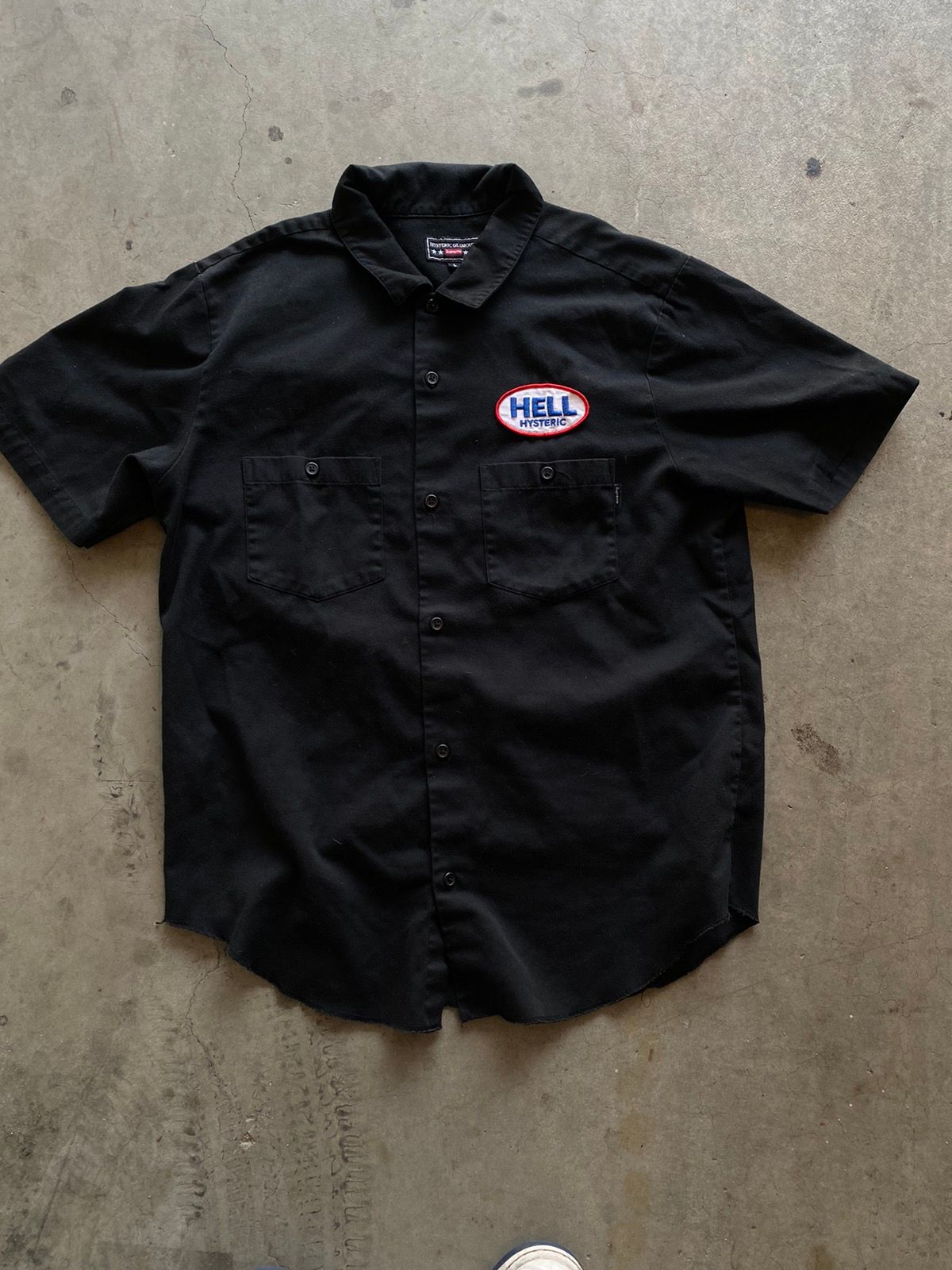 Pre-owned Hysteric Glamour X Supreme Hysteric Glamour Work Shirt In Black