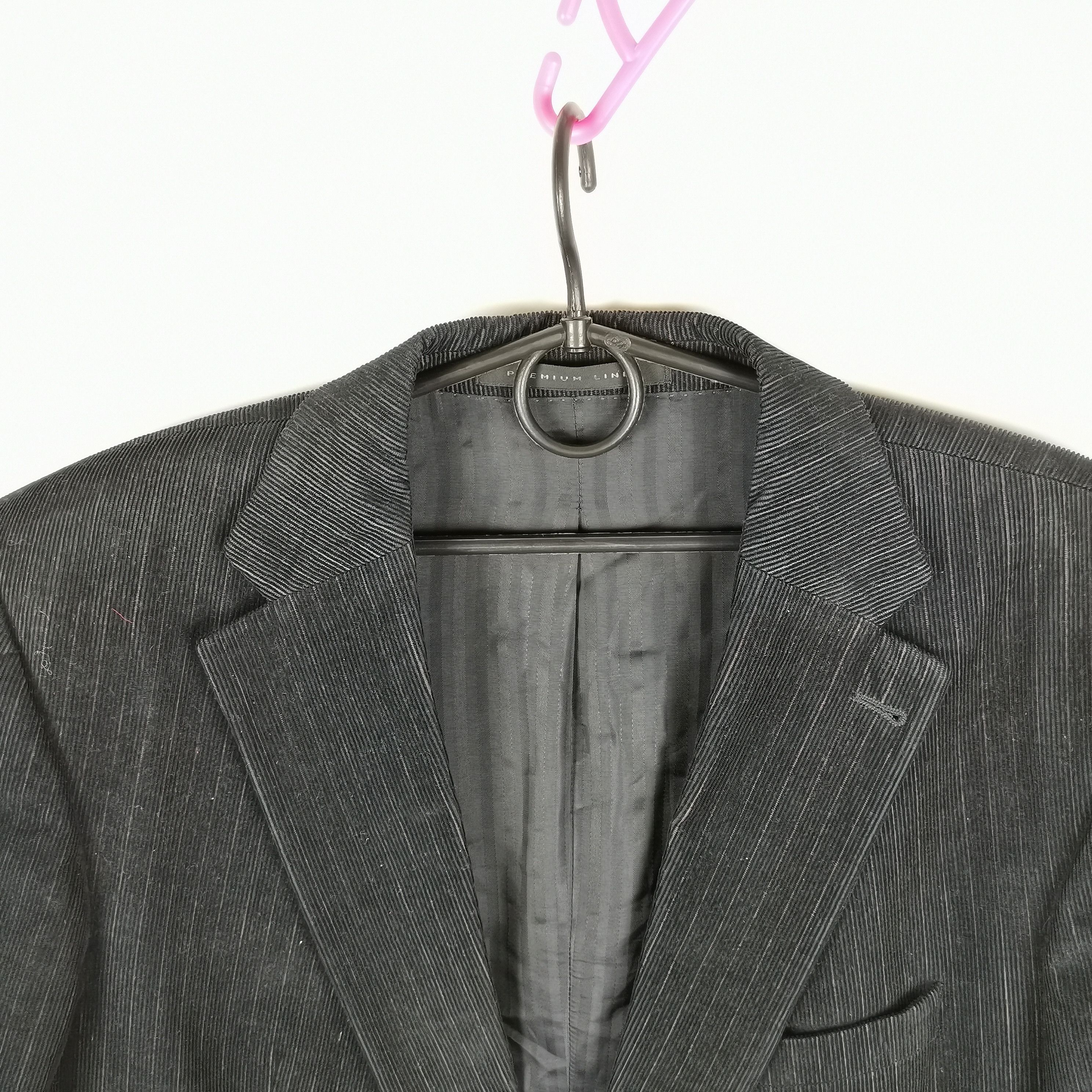 Strellson Strellson premium line corduroy black striped blazer Size 44R - 3 Thumbnail