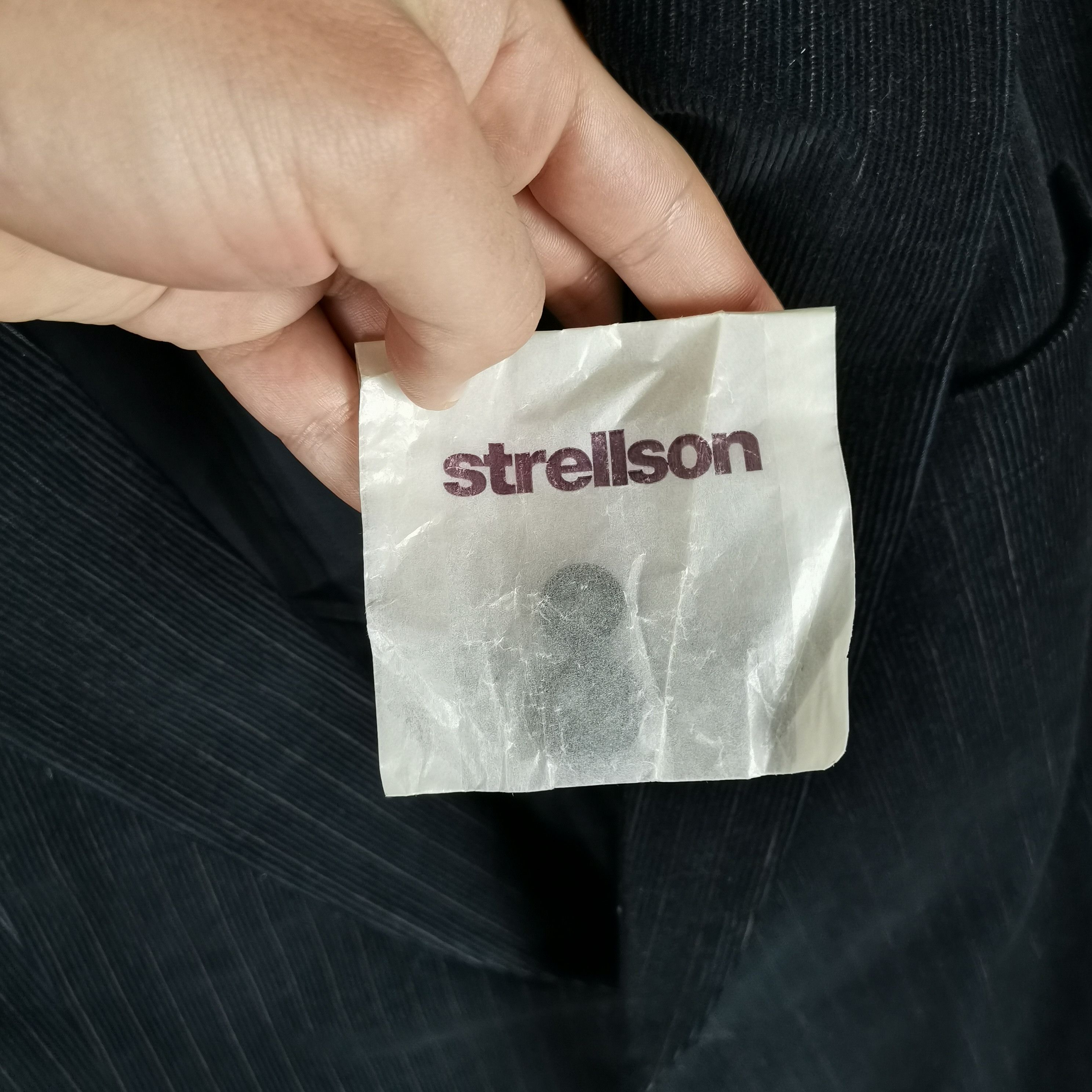 Strellson Strellson premium line corduroy black striped blazer Size 44R - 9 Thumbnail