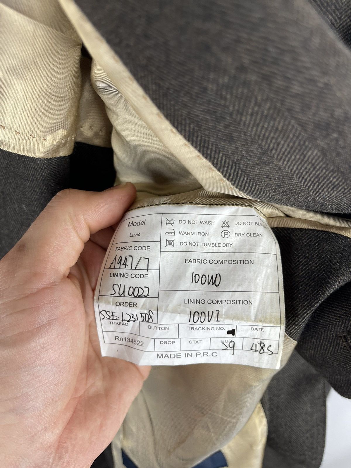 Suitsupply Suitsupply Lazio 3 button unlined blazer jacket Size 48S - 9 Thumbnail