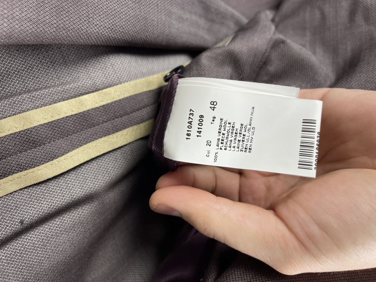 Paoloni Paoloni quarantotto unlined purple grey 2 button blazer jckt Size 38R - 10 Thumbnail