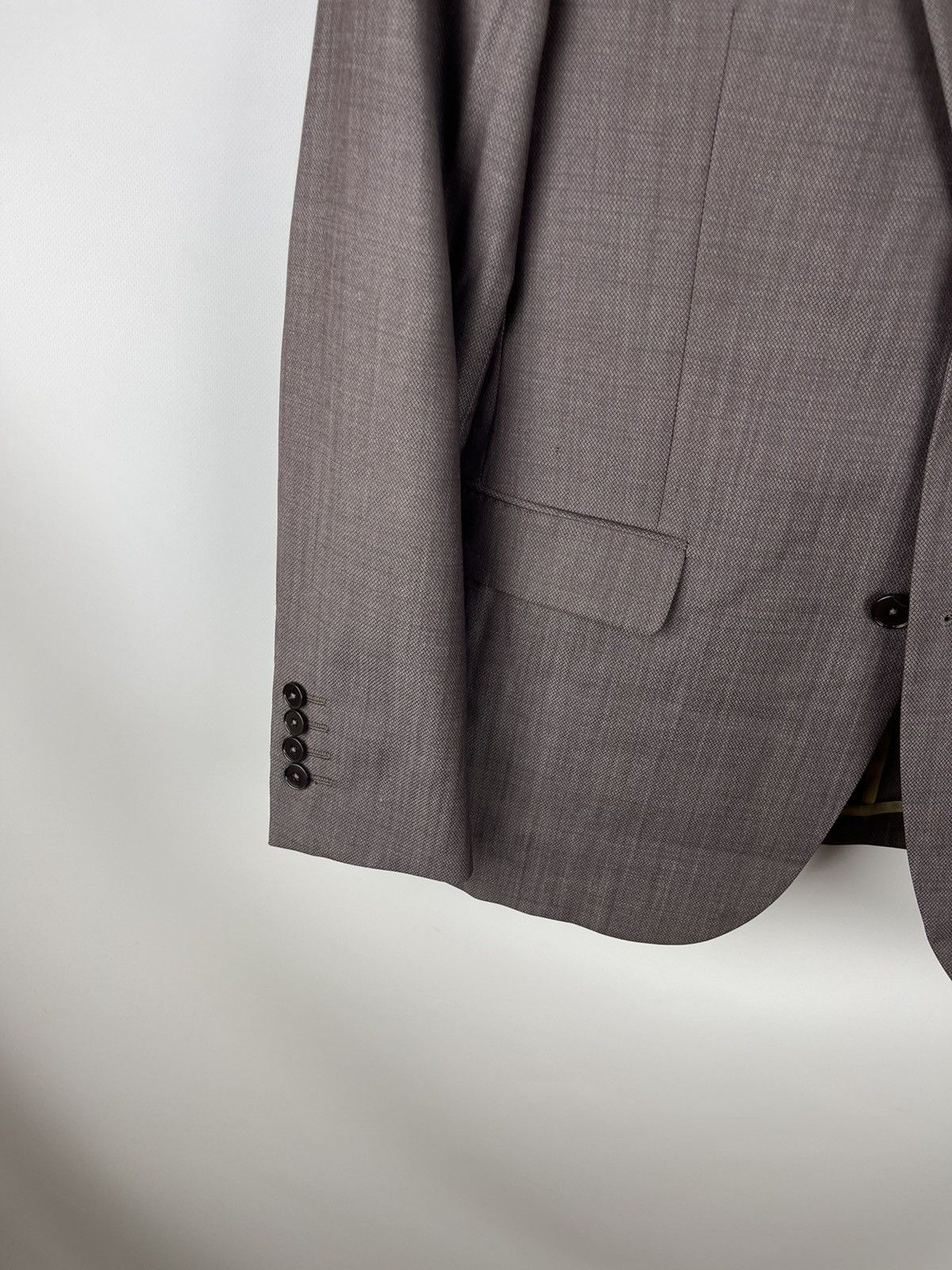 Paoloni Paoloni quarantotto unlined purple grey 2 button blazer jckt Size 38R - 3 Thumbnail