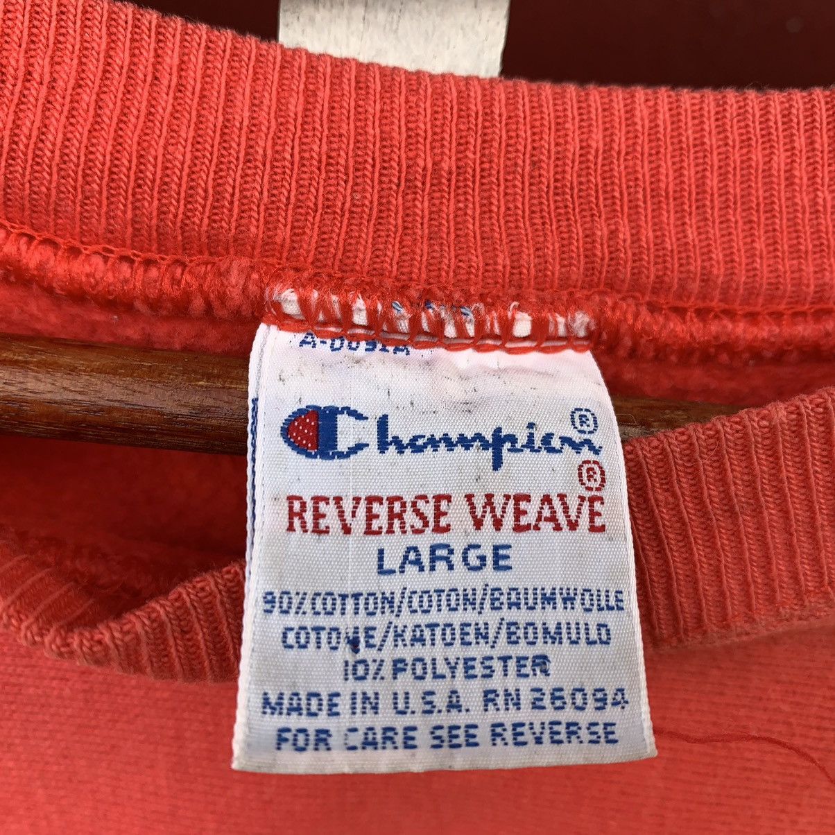 Champion × Vintage Vintage 90s Champion Reverse Weave Sweatshirt Size US L / EU 52-54 / 3 - 7 Thumbnail