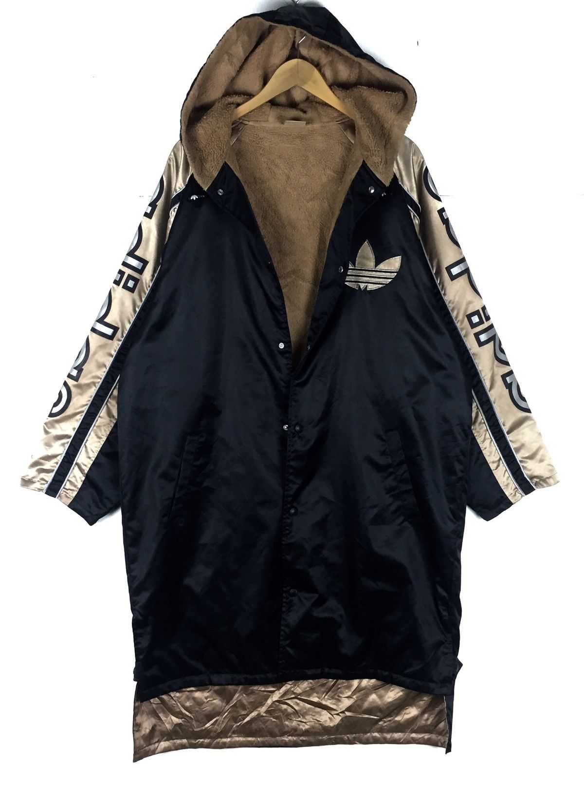 Adidas Vintage 90s Adidas Trefoil Multicolour Long Jacket | L Size US L / EU 52-54 / 3 - 9 Thumbnail