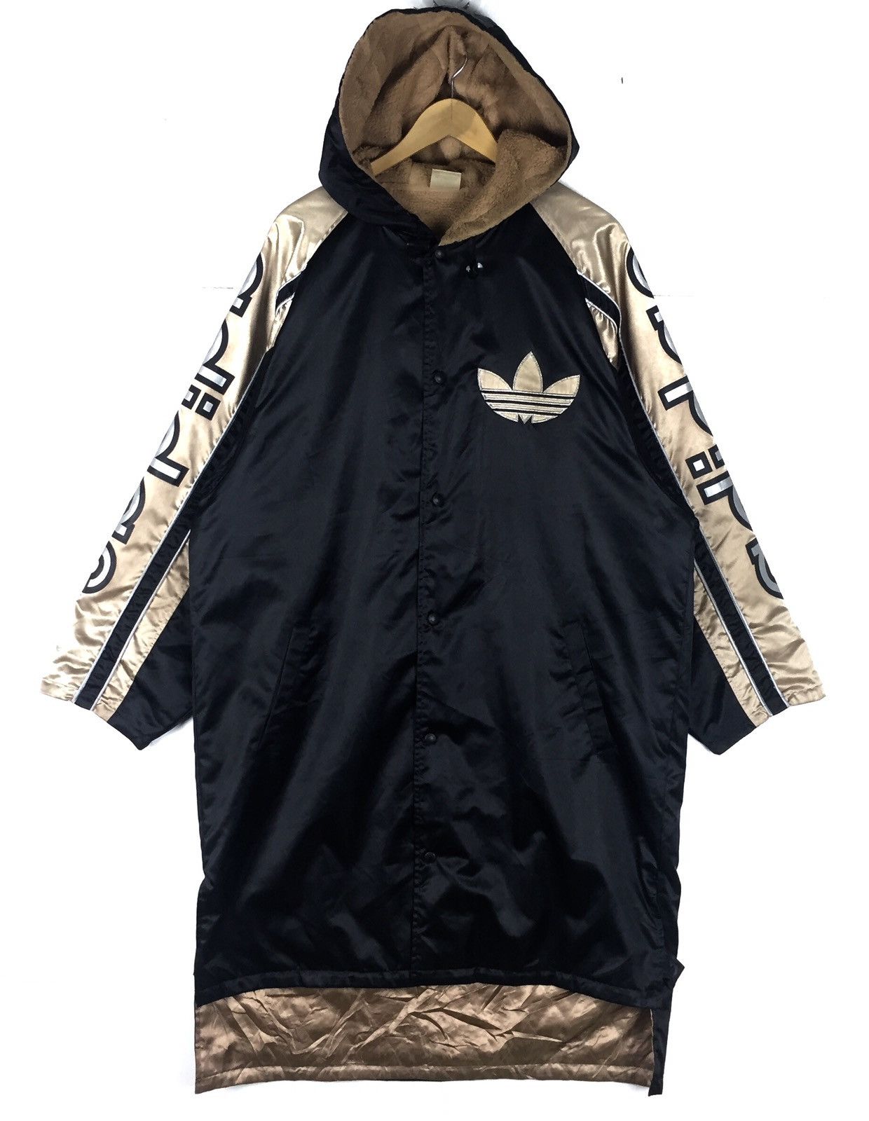 Adidas Vintage 90s Adidas Trefoil Multicolour Long Jacket | L Size US L / EU 52-54 / 3 - 11 Thumbnail