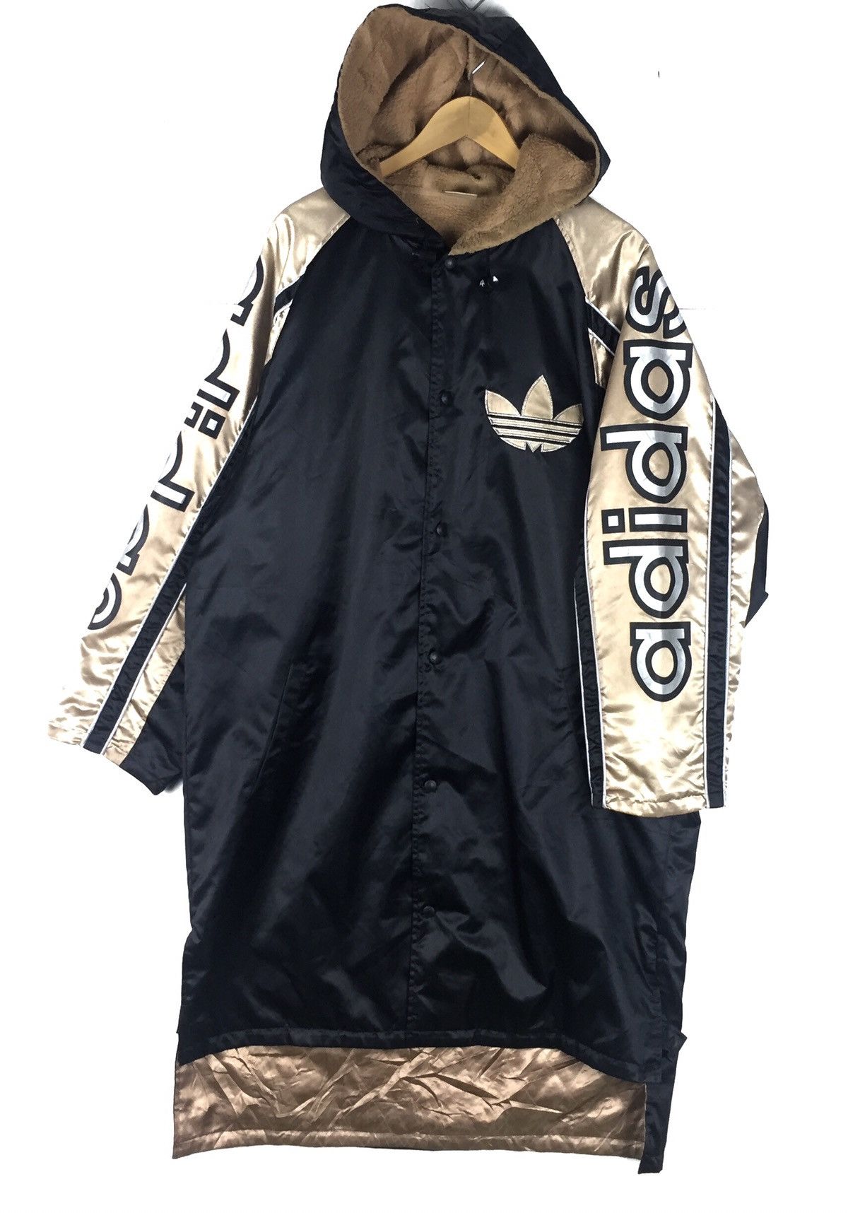 Adidas Vintage 90s Adidas Trefoil Multicolour Long Jacket | L Size US L / EU 52-54 / 3 - 10 Thumbnail