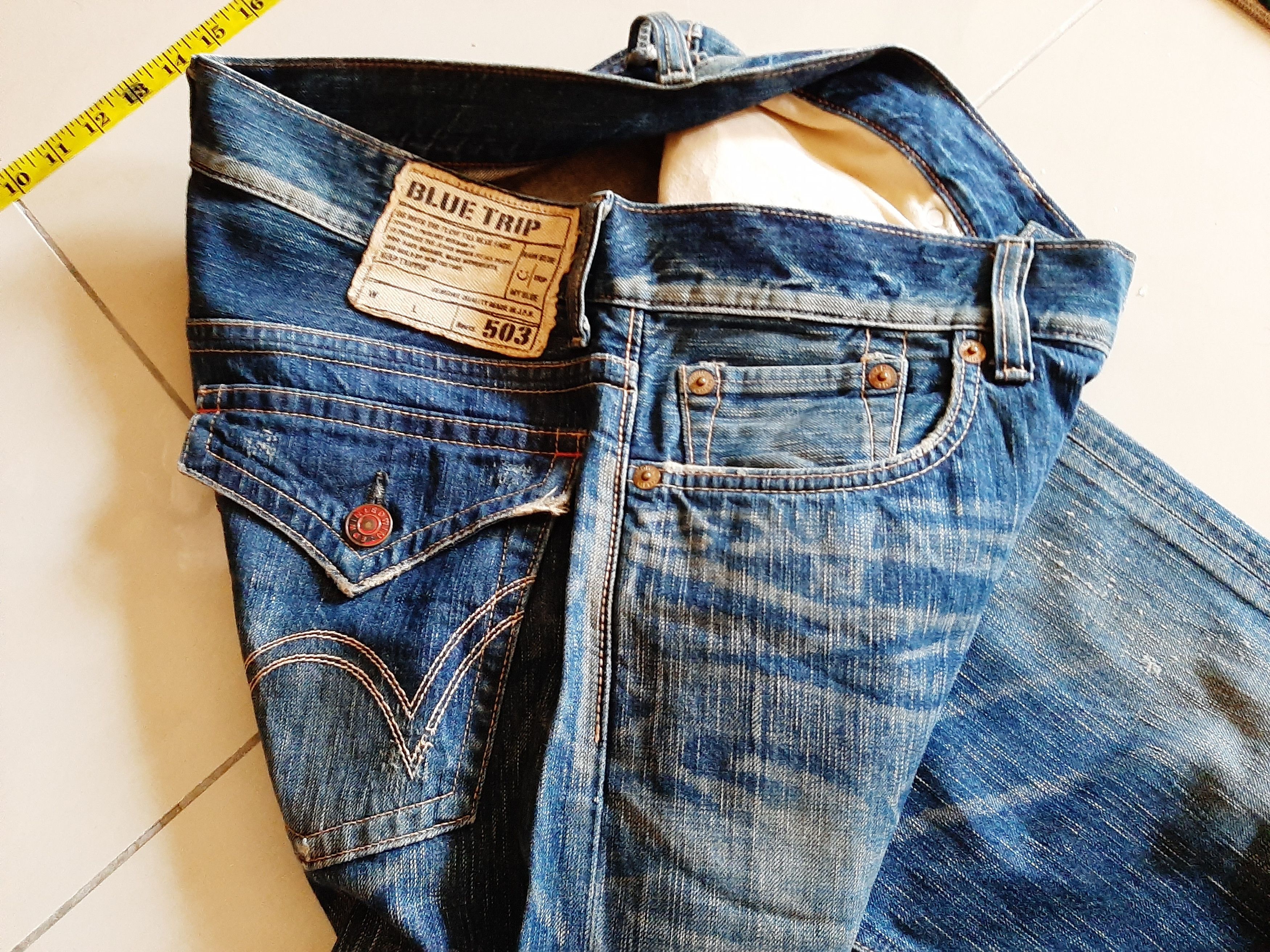Edwin Nice savage Edwin 503 flared jeans Size US 34 / EU 50 - 10 Thumbnail
