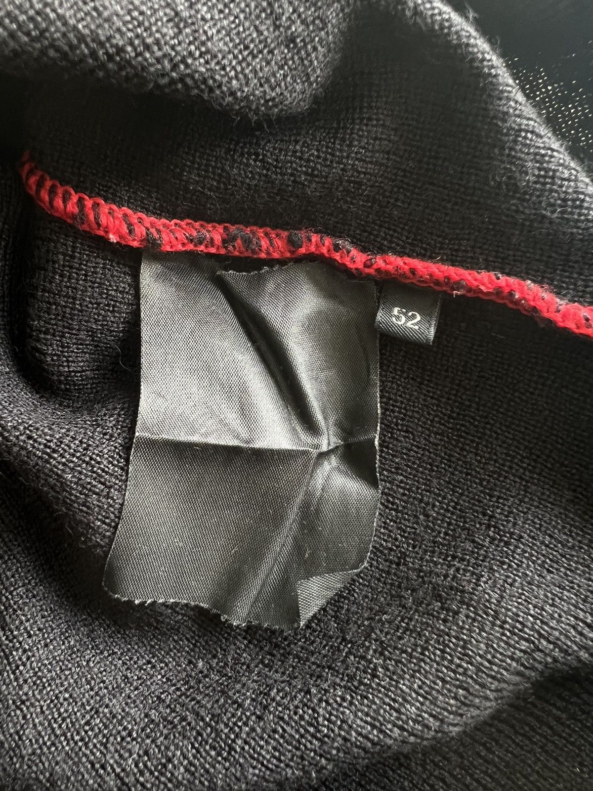 Prada GRAIL🔥OG Prada Milano Red Label Mock Neck Knit Sweater Size US L / EU 52-54 / 3 - 9 Thumbnail