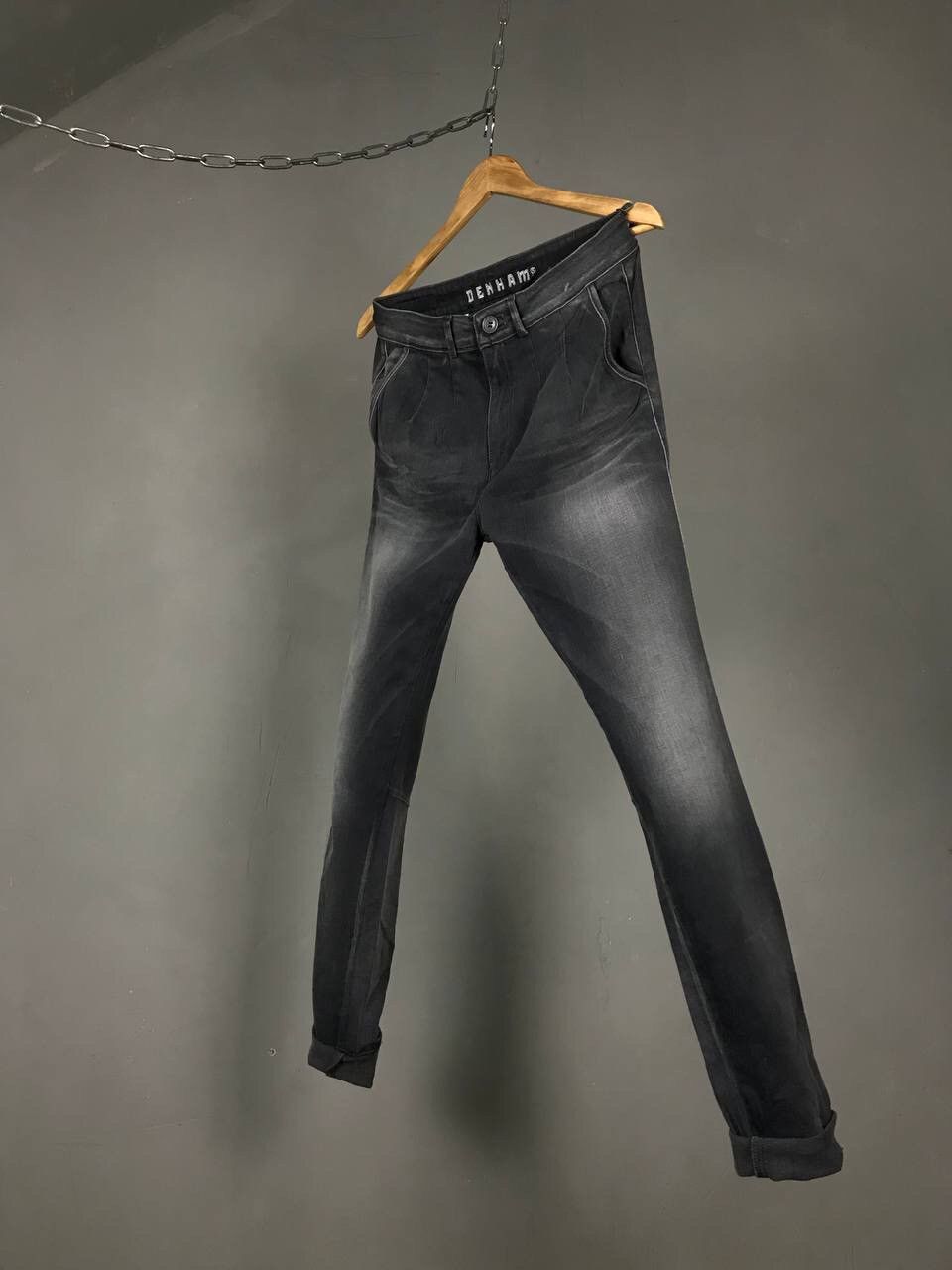 DENHAM × Designer Denham luxury street fashion designer gray jeans Size US 28 / EU 44 - 1 Thumbnail