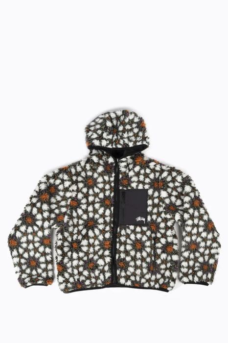 Stussy Puffer Patchwork Multicolor Jacket Size XL NEW