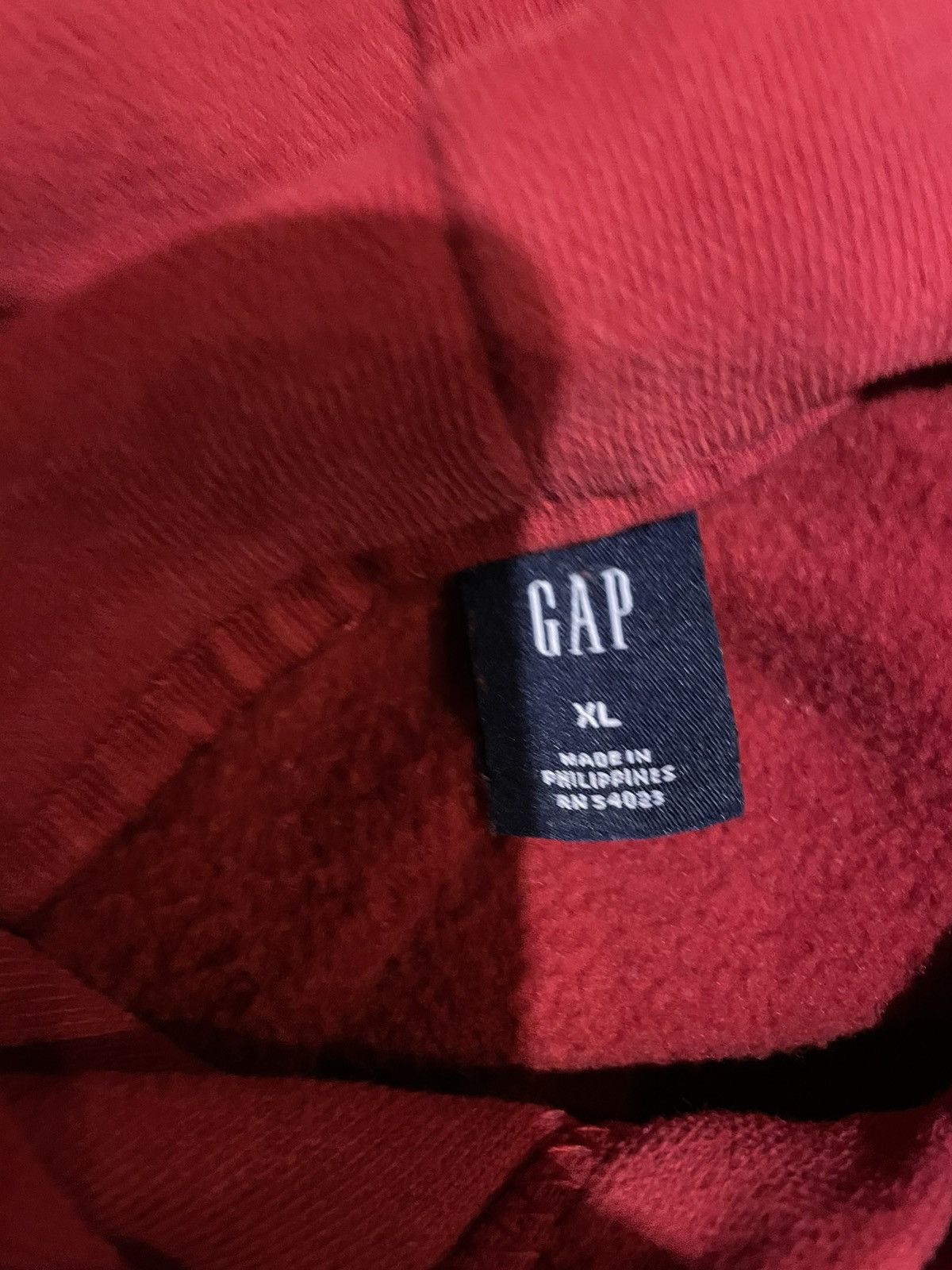 Gap Vintage Red Gap Hoodie Size US XL / EU 56 / 4 - 2 Preview