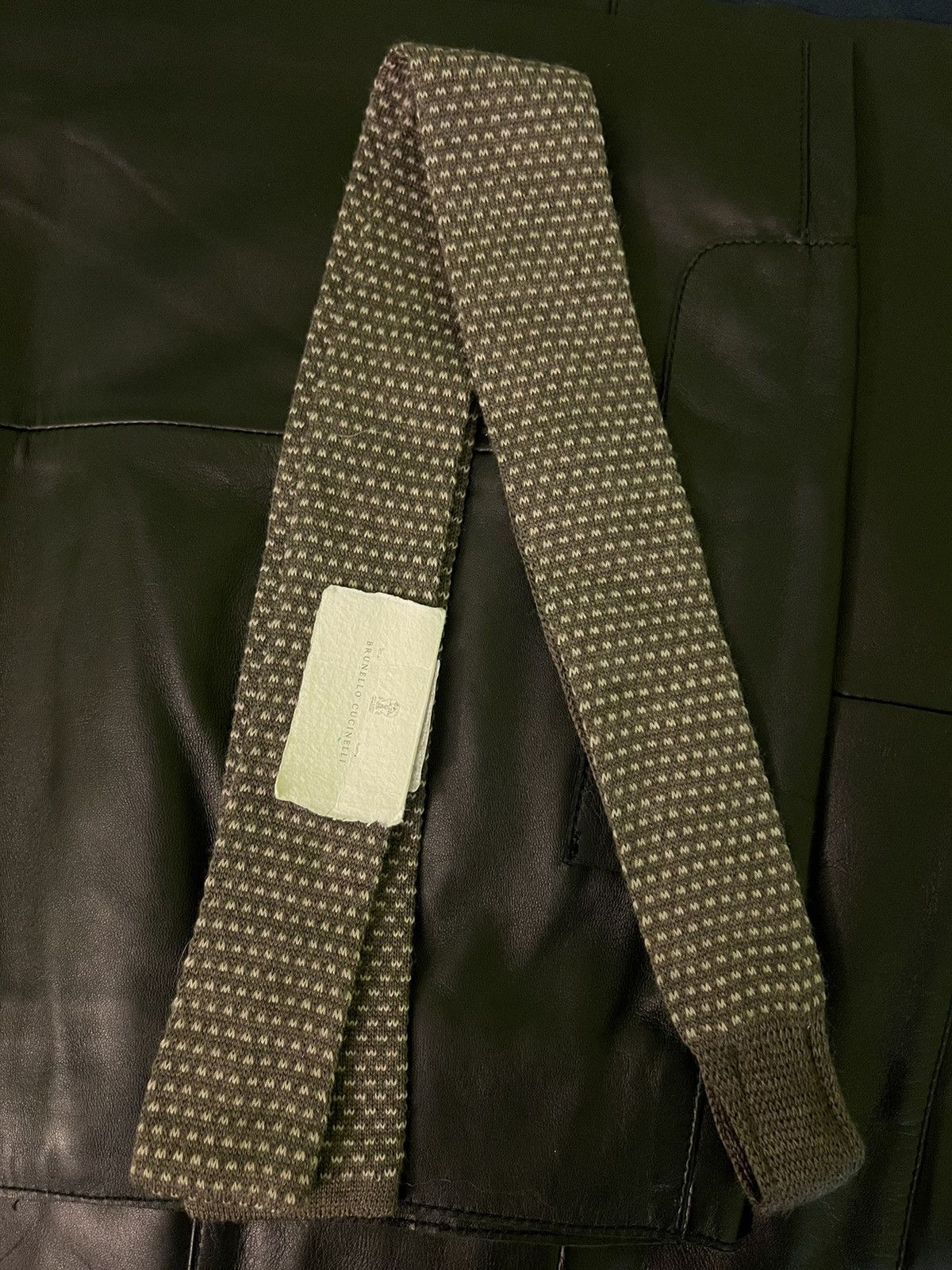Brunello Cucinelli BNWT Wool Tie Size ONE SIZE - 3 Thumbnail