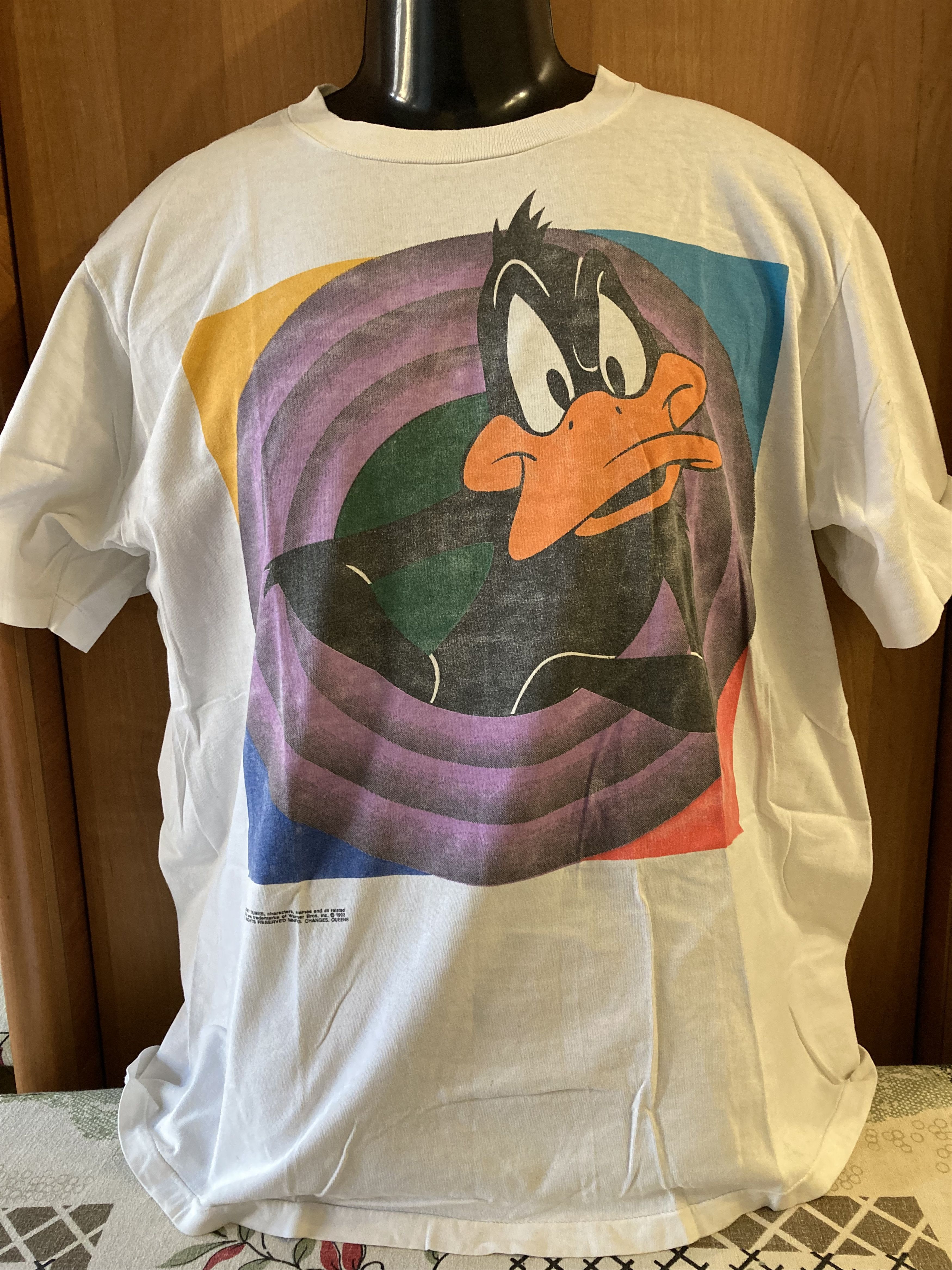 Vintage Looney Tunes 1992 Duffy Duck × Vintage × Warner Bros Size US L / EU 52-54 / 3 - 1 Thumbnail