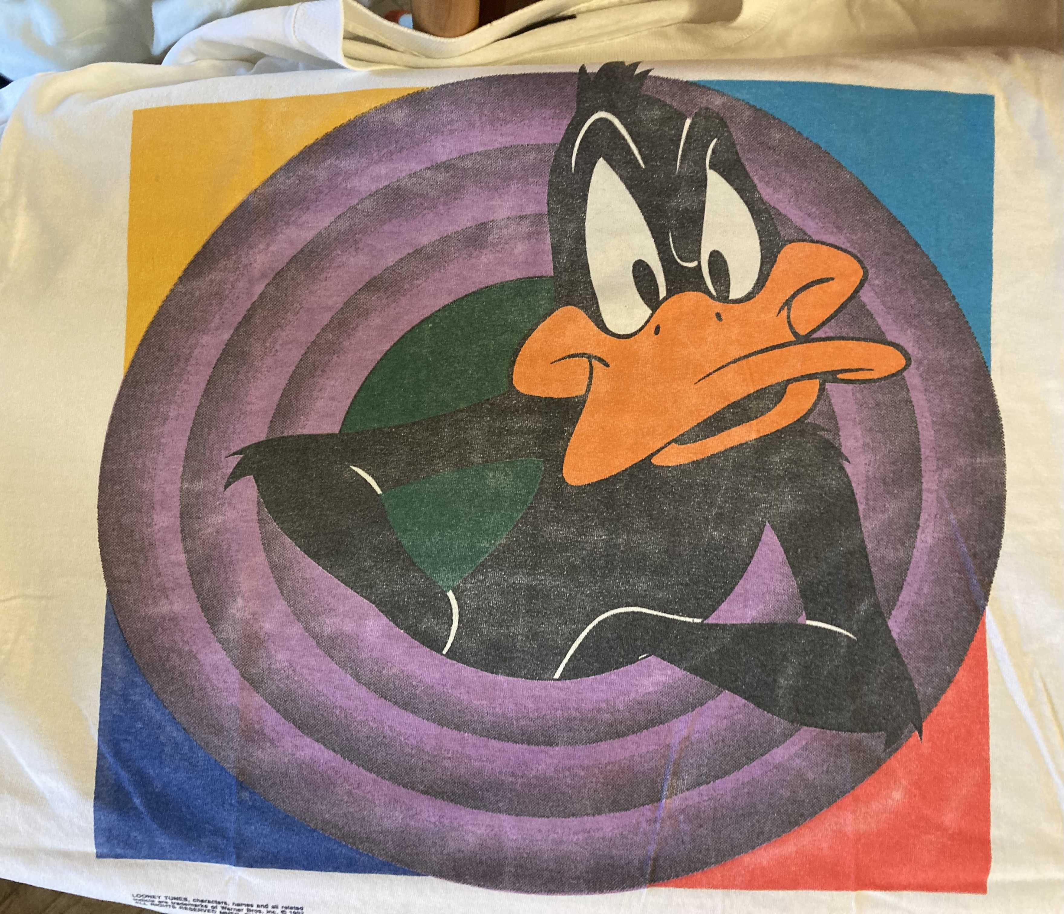 Vintage Looney Tunes 1992 Duffy Duck × Vintage × Warner Bros Size US L / EU 52-54 / 3 - 5 Thumbnail