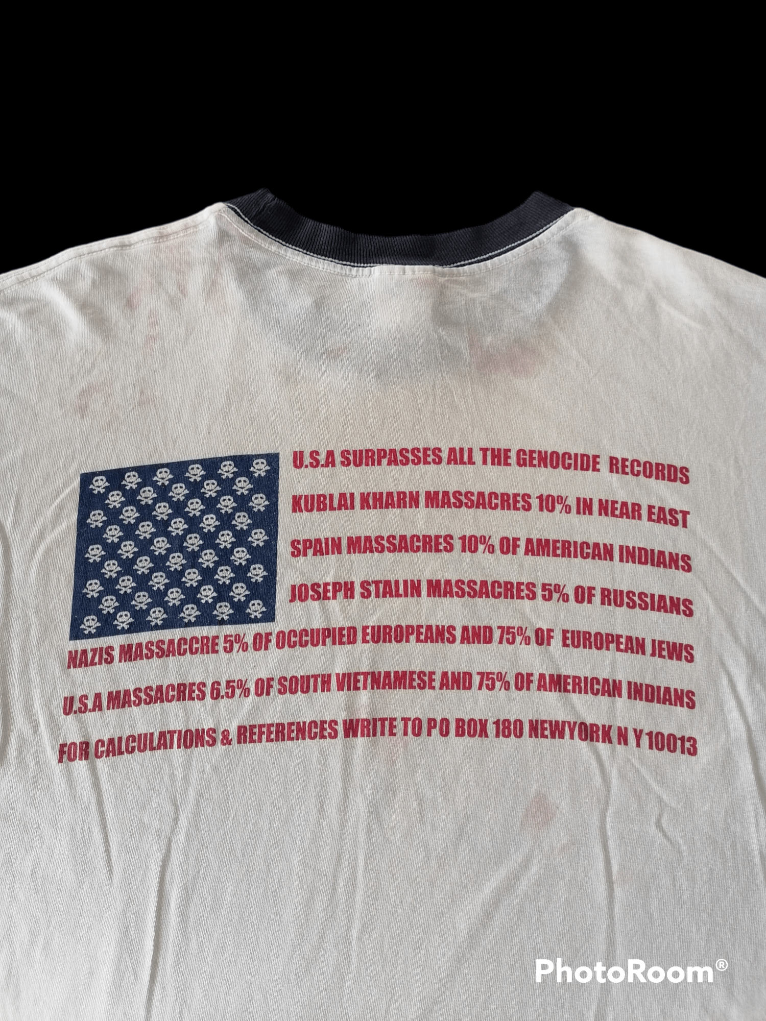 Vintage Vintage John Lennon New York City Ringer T-shirt Size US M / EU 48-50 / 2 - 7 Thumbnail