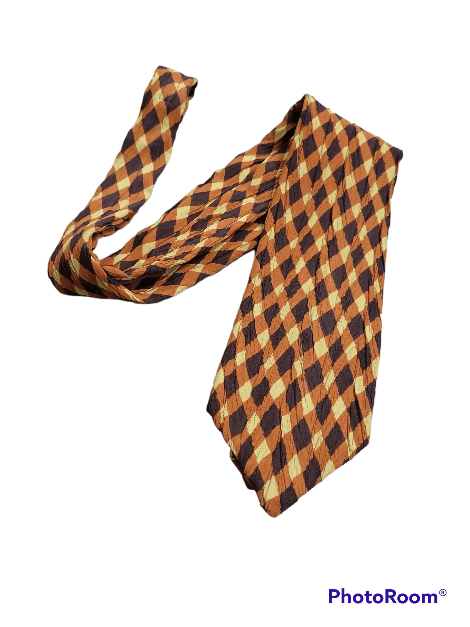 Vintage Im product Issey Miyake Tartan Pleats Please Tie